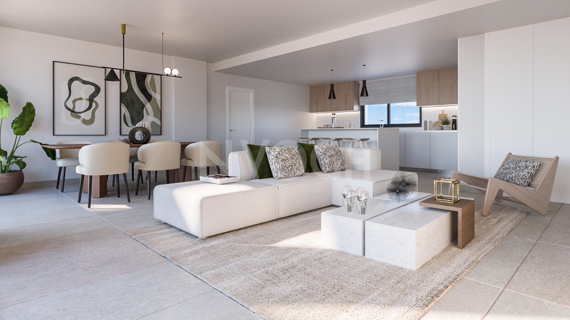 Magnificent new build flat with sea views and close to all amenities in Los Altos de Los Monteros, Marbella.