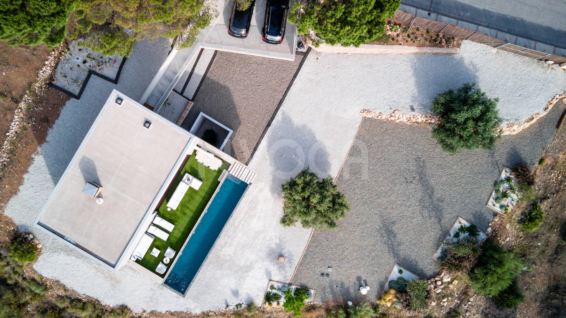 Luxury contemporary villa with minimalist design in the Valtocado Urbanization, Mijas