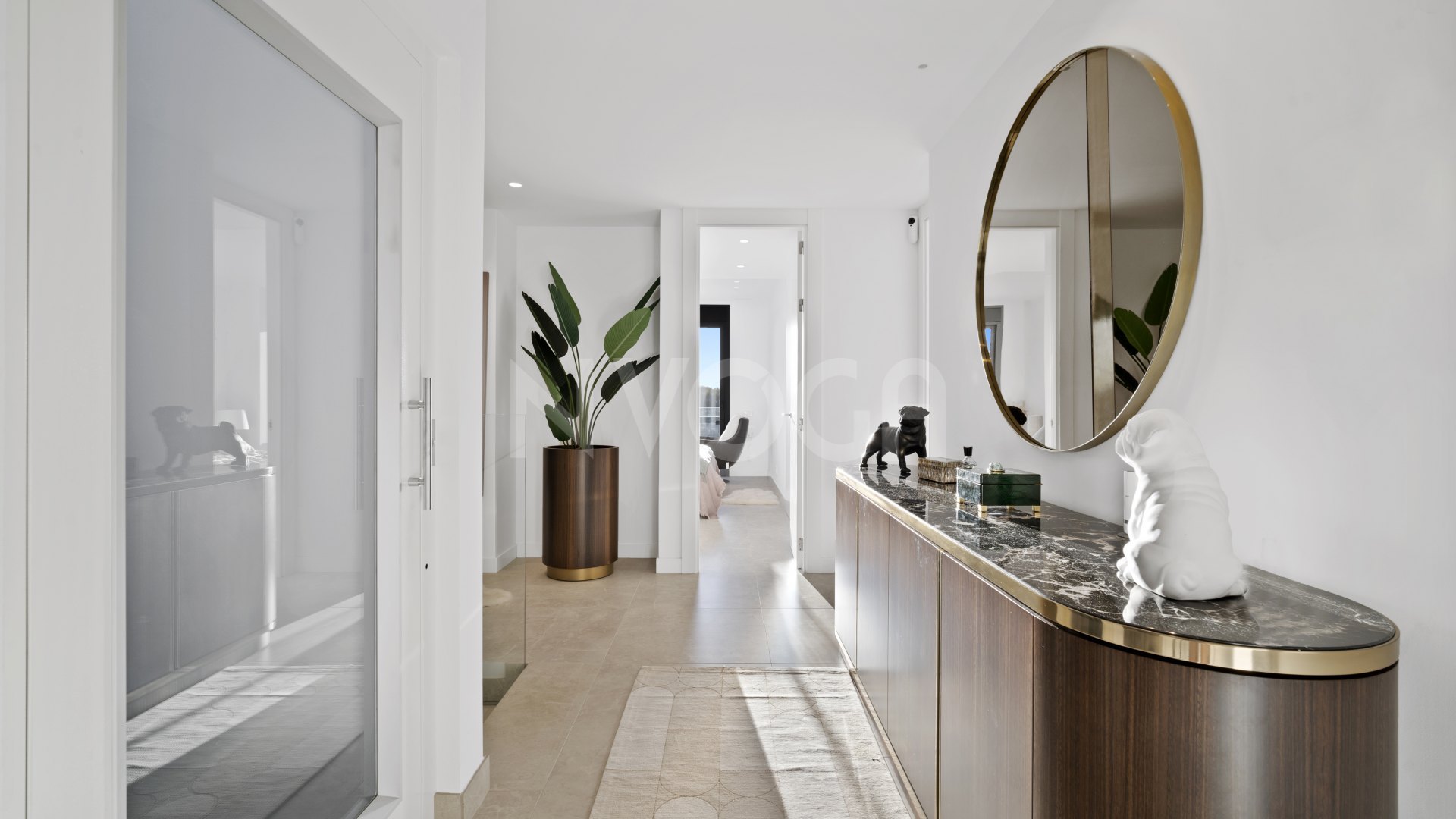 Exceptional luxury frontline golf newly built villa with stunning sea & golf views