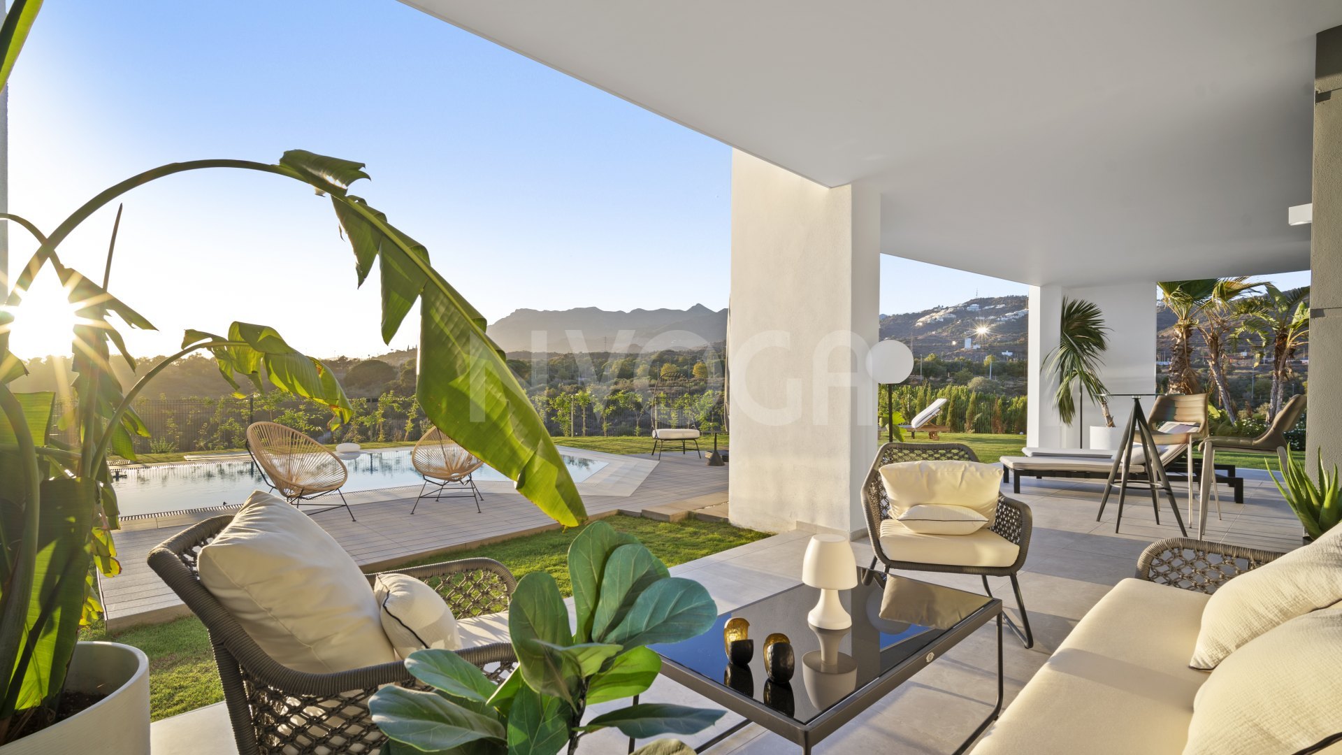 Exceptional luxury frontline golf newly built villa with stunning sea & golf views