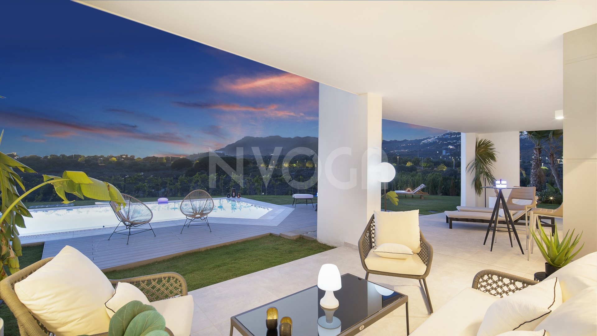 Exceptional luxury frontline golf newly built villa with stunning sea & golf views
