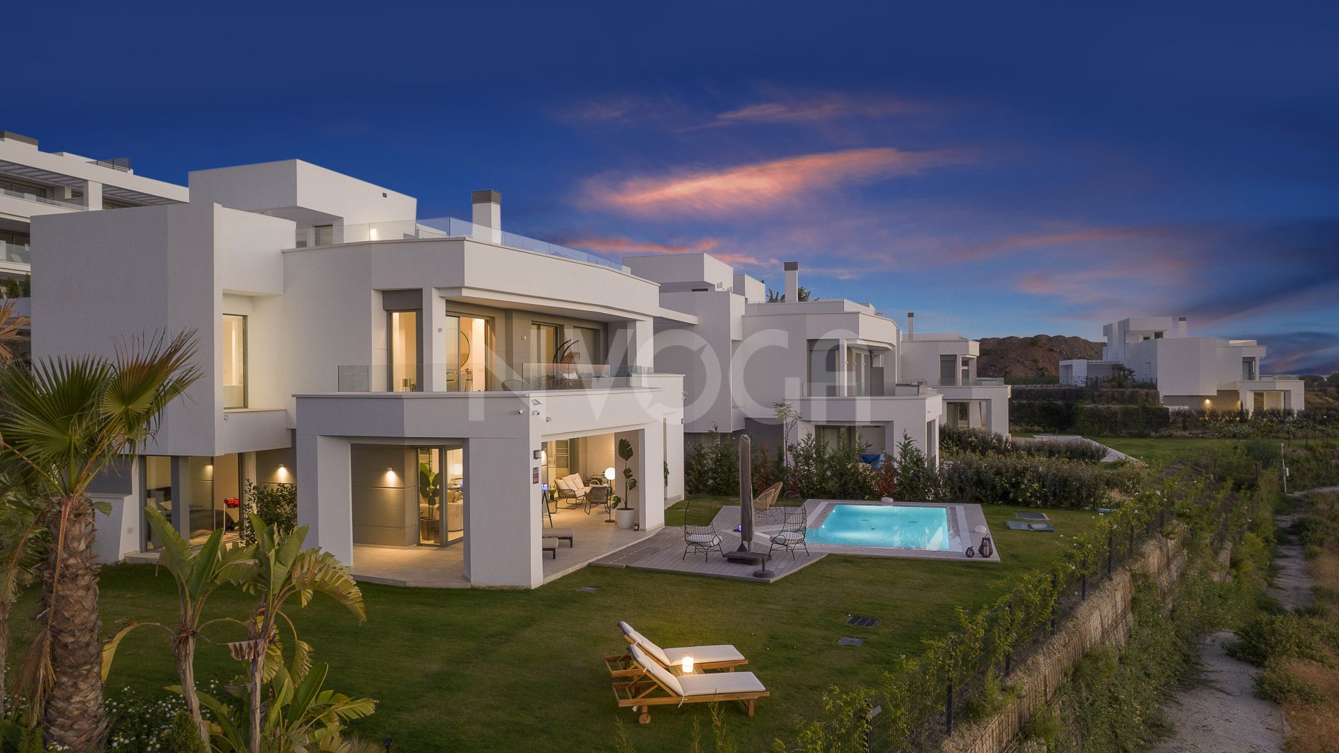 Exceptional luxury frontline golf newly built villa with stunning sea & golf views
