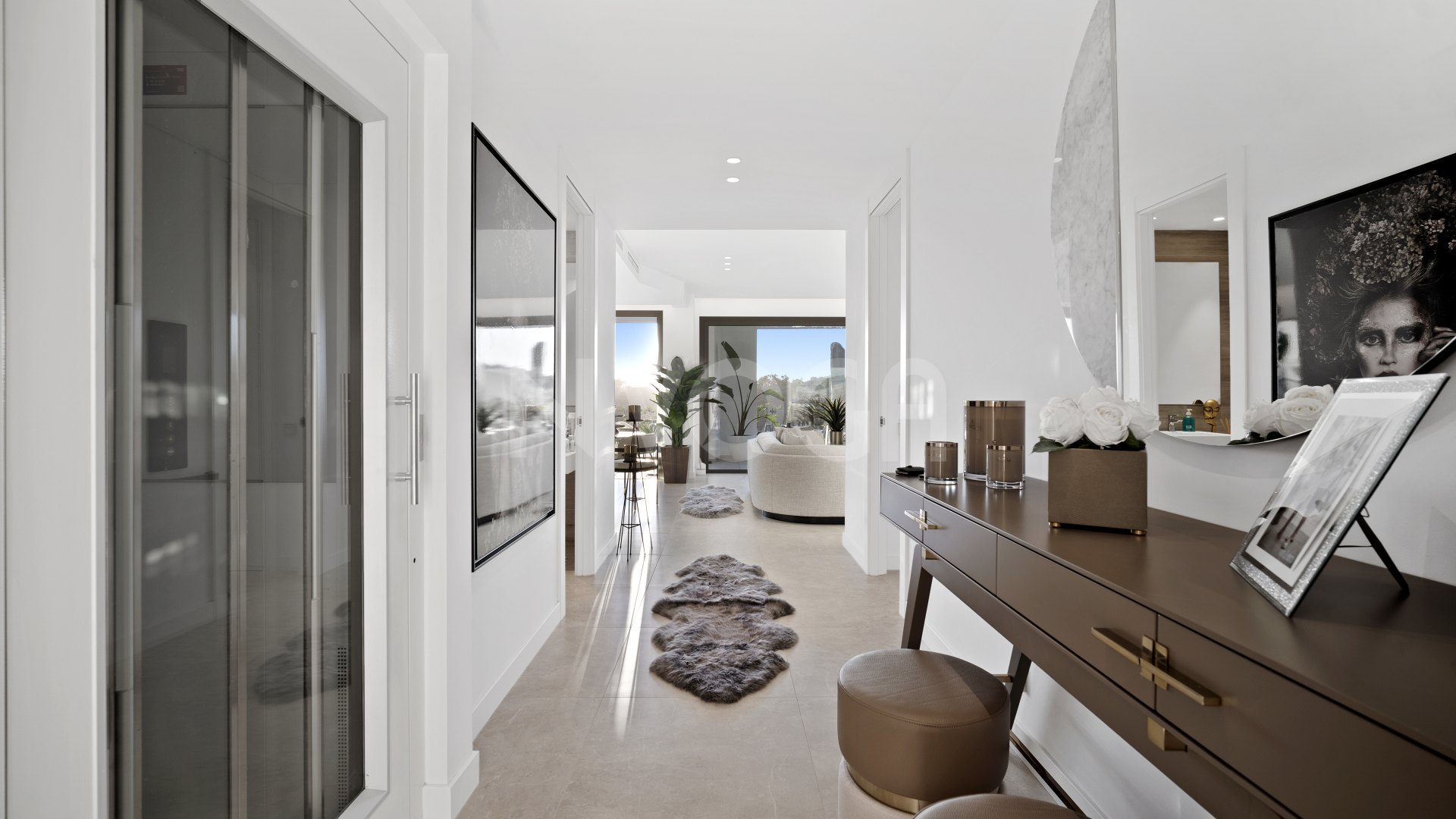 Exceptional luxury frontline golf newly built villa with stunning sea & golf views