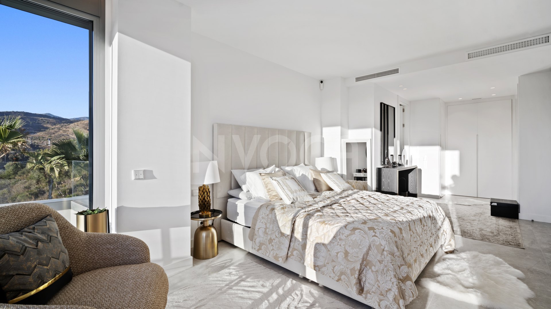 Exceptional luxury frontline golf newly built villa with stunning sea & golf views