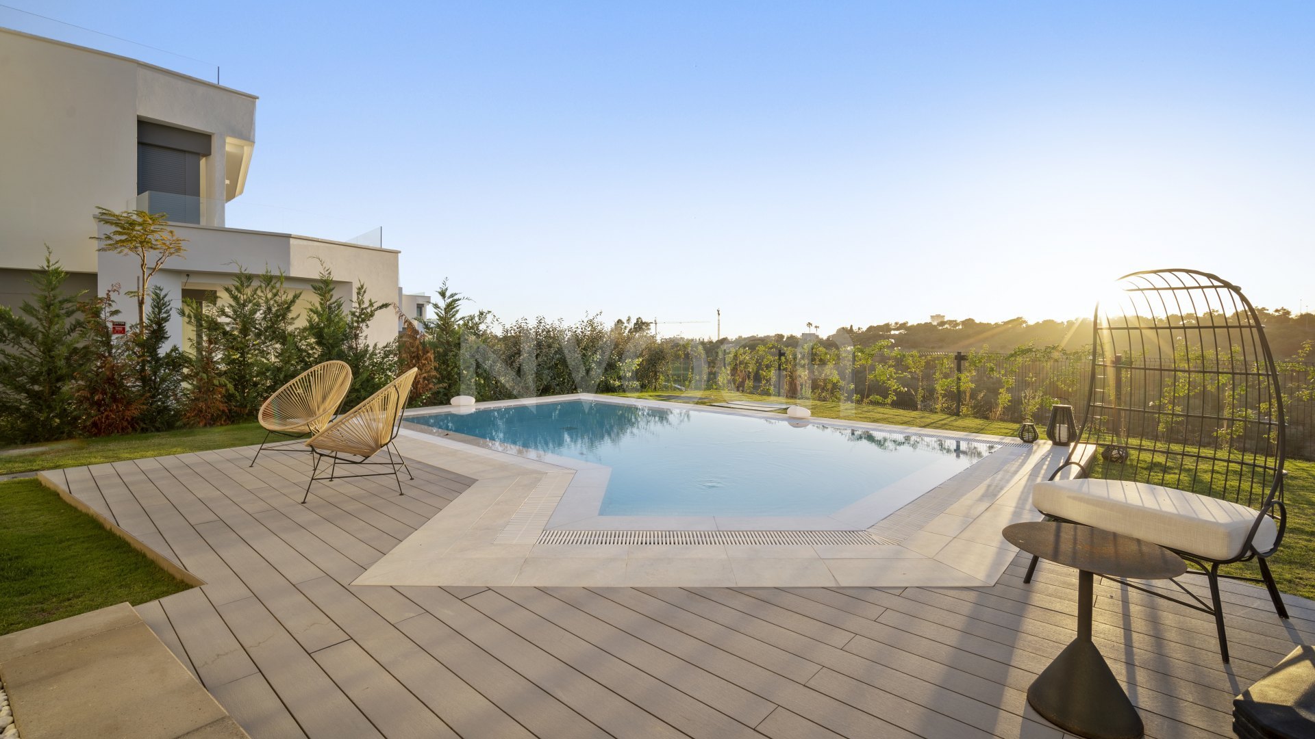 Exceptional luxury frontline golf newly built villa with stunning sea & golf views