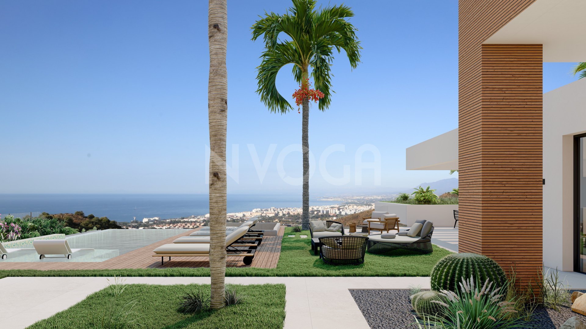 Paraíso tropical con vistas panorámicas al mar en Los Altos de los Monteros