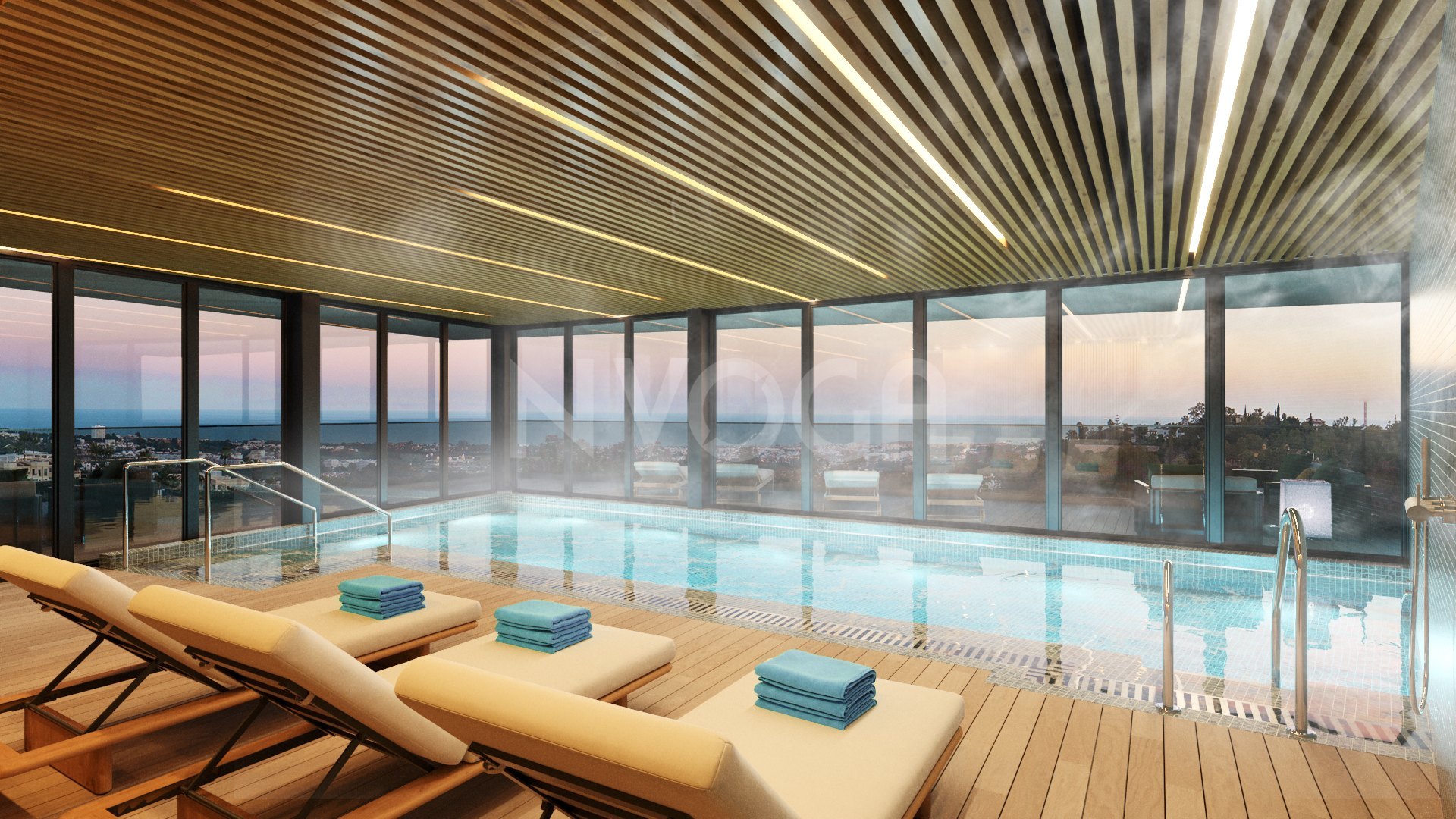 OBRA COMENZADA!!! Apartamento de 3 dormitorios en planta baja con piscina y jardin privado, con con vistas al mar