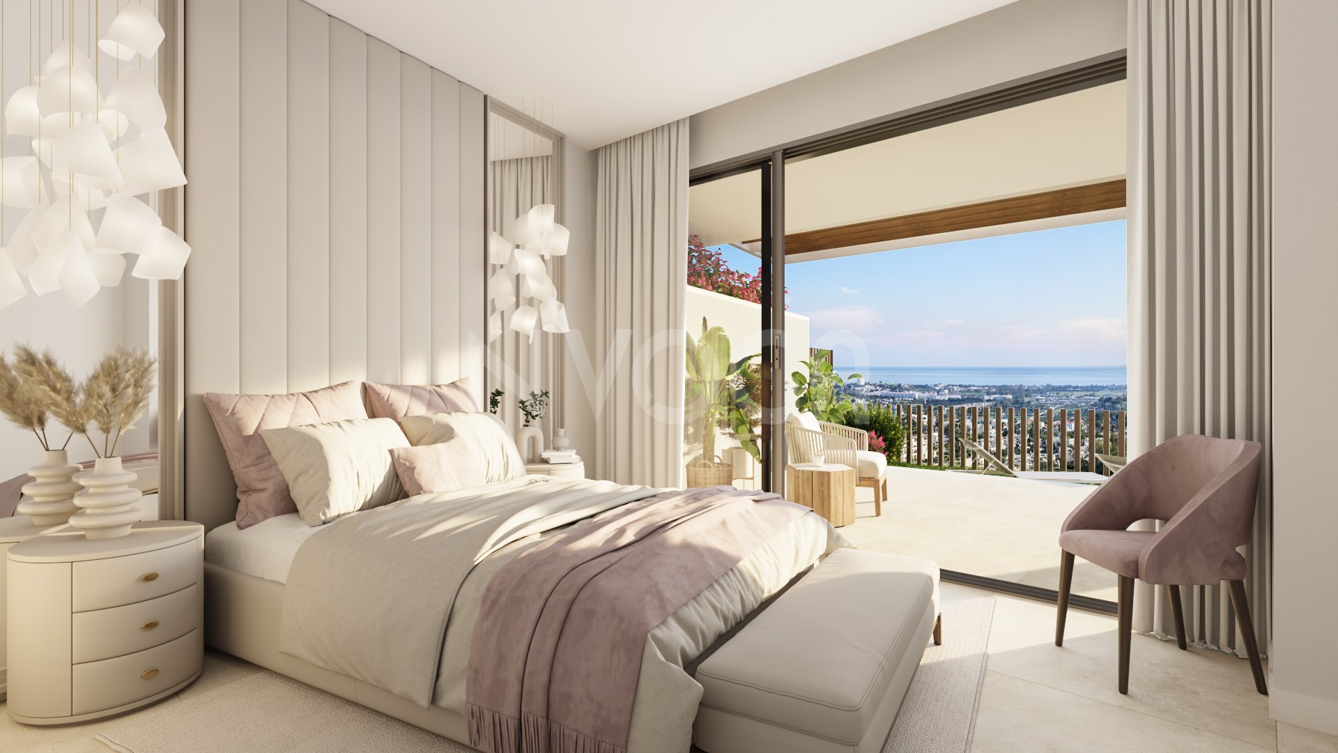 OBRA COMENZADA!!! Apartamento de 3 dormitorios en planta baja con piscina y jardin privado, con con vistas al mar