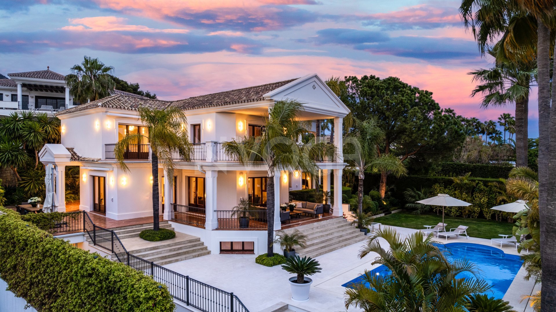 Luxurious villa in private urbanisation in Sierra Blanca, Marbella Golden Mile