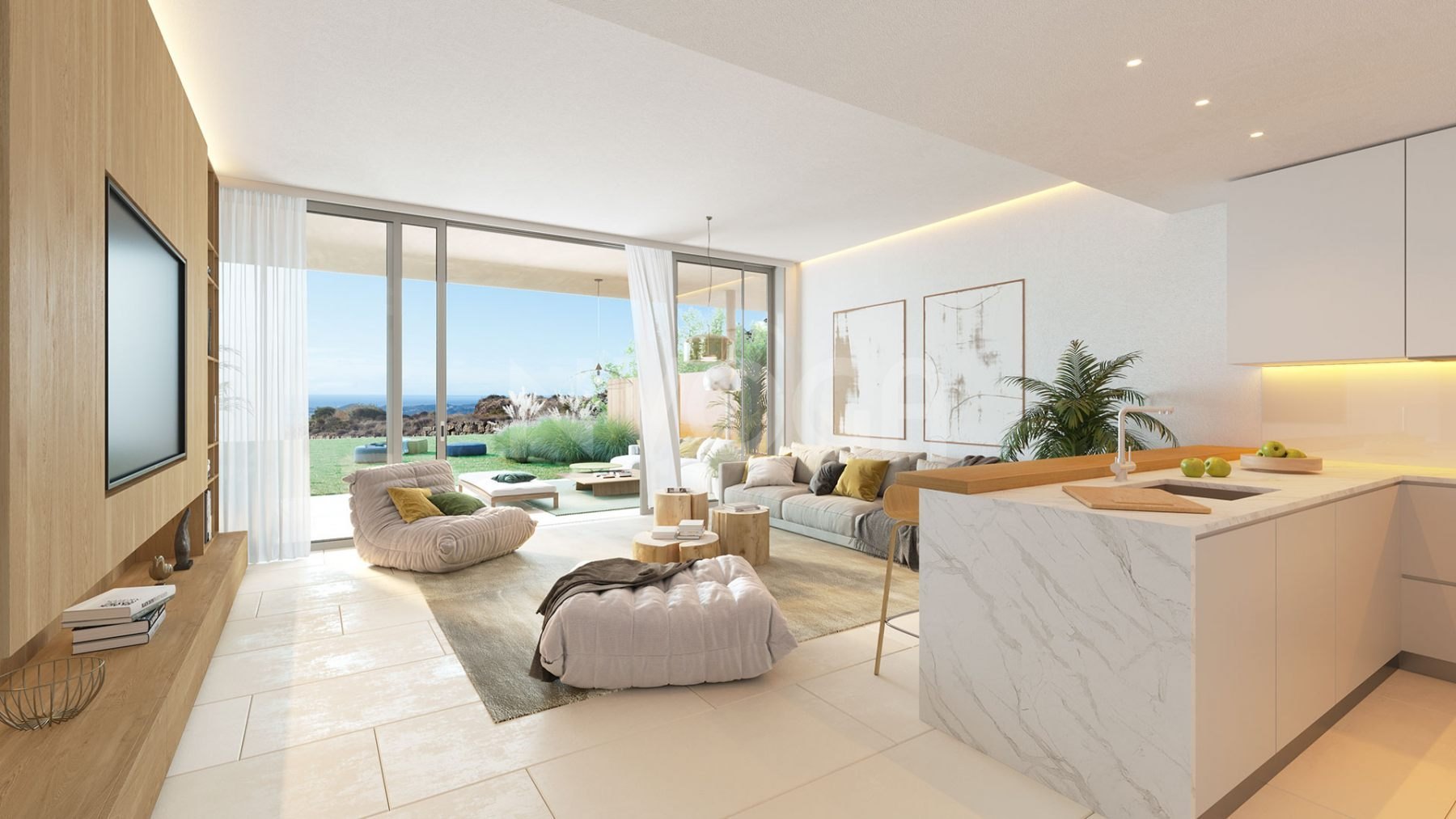Beautiful duplex penthouse with sea views in the urbanisation Reserva del Higueron, in Fuengirola.