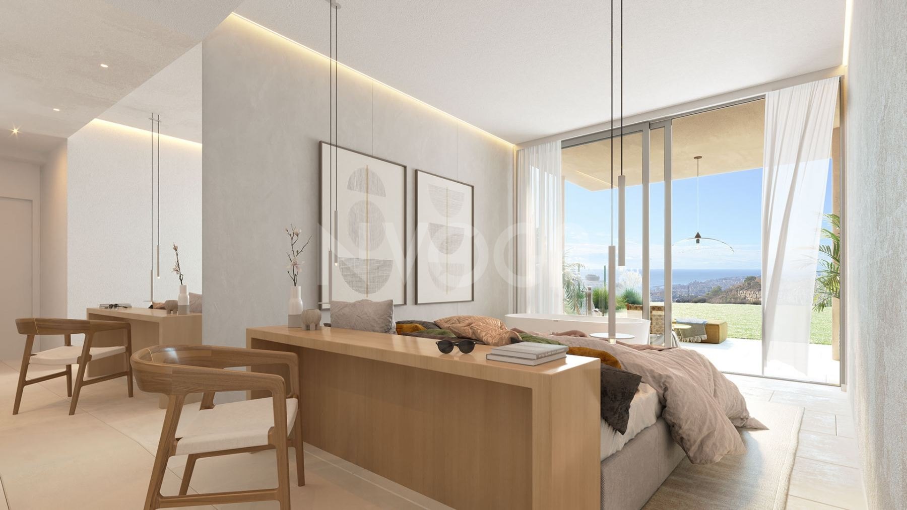 Beautiful duplex penthouse with sea views in the urbanisation Reserva del Higueron, in Fuengirola.