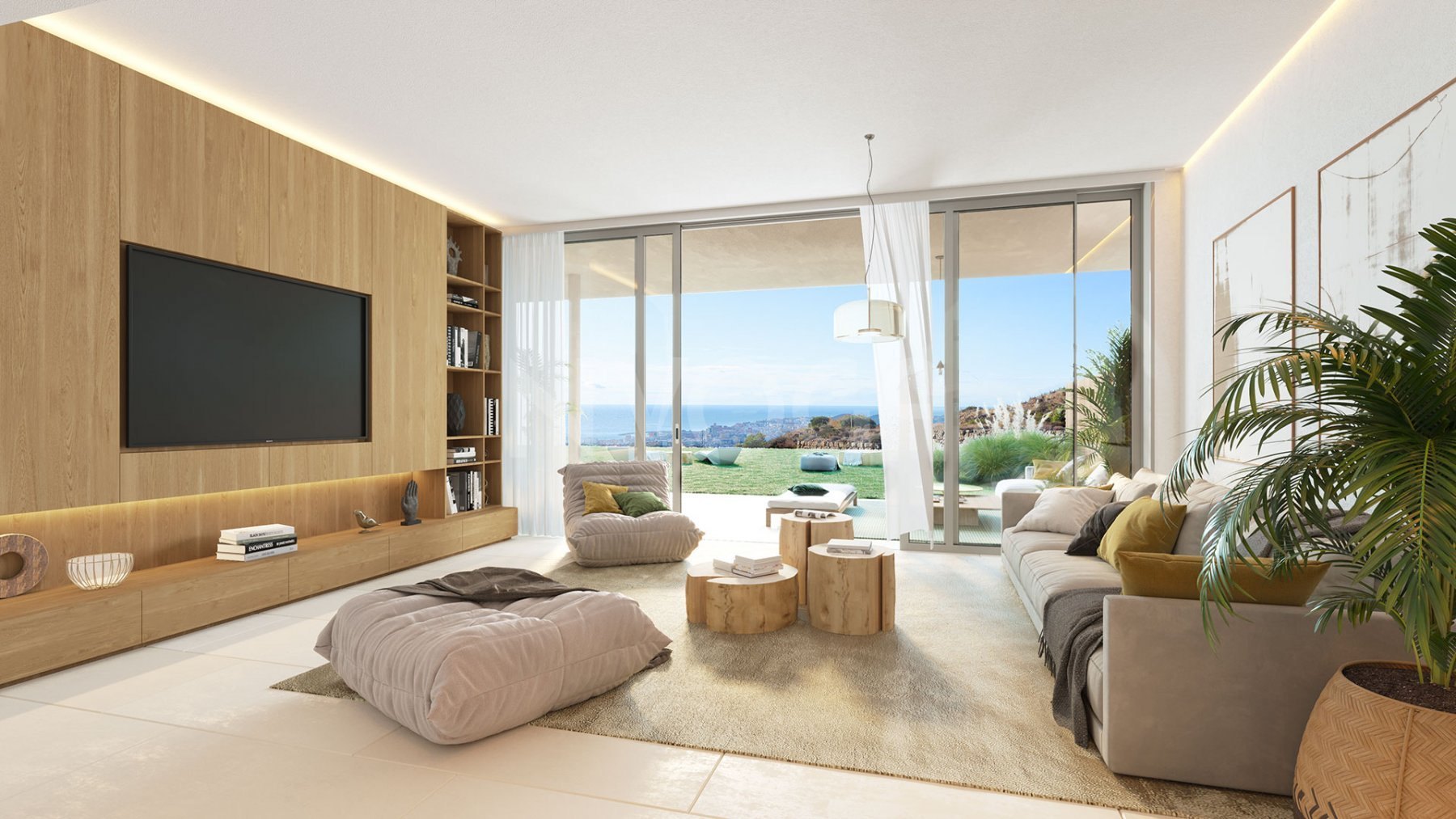 Beautiful duplex penthouse with sea views in the urbanisation Reserva del Higueron, in Fuengirola.