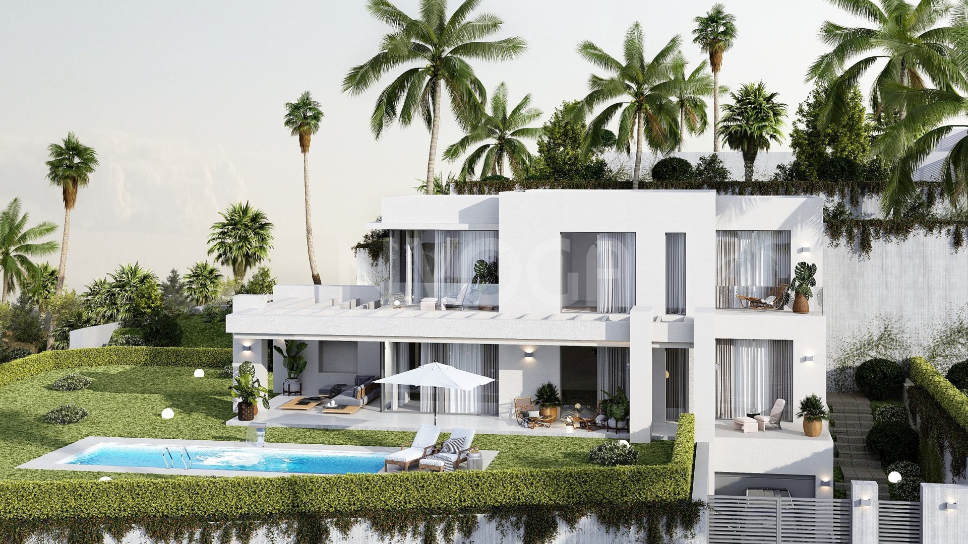 Preciosa villa de estilo contemporáneo en Mijas Pueblo, Málaga