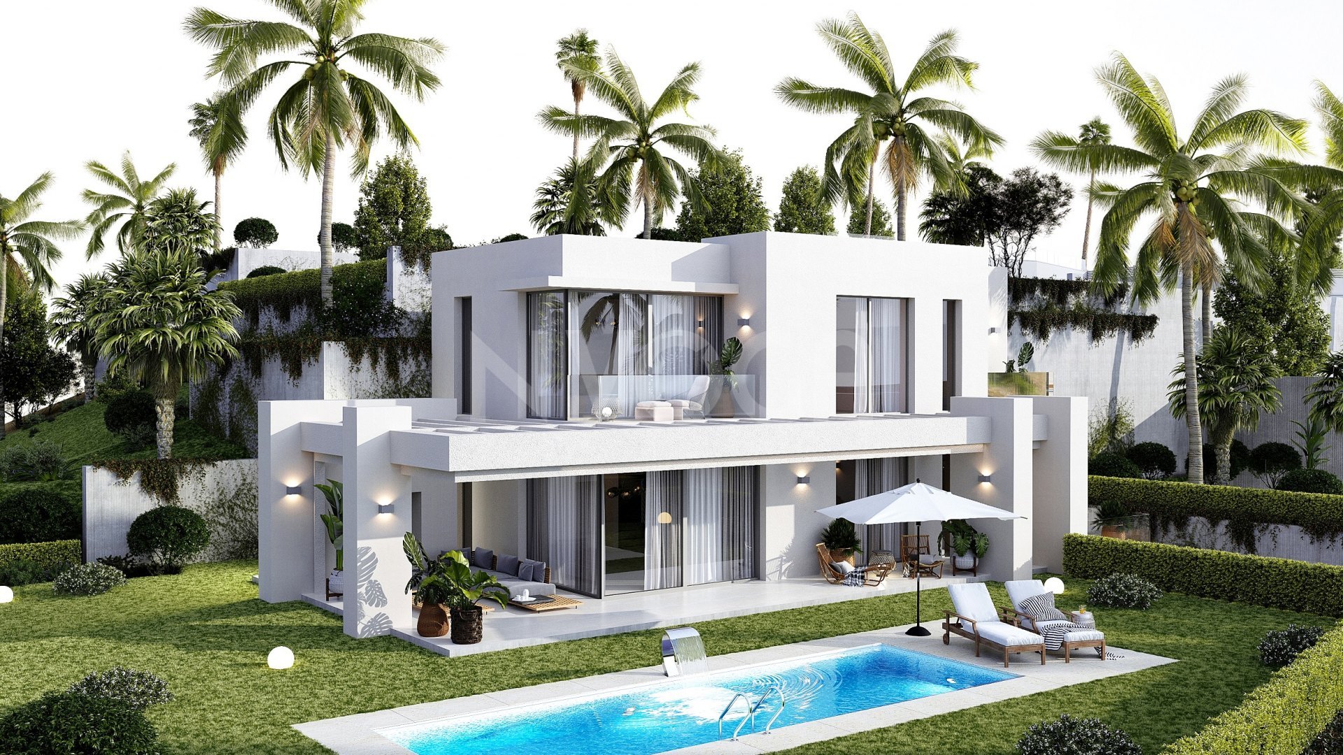 Preciosa villa de estilo contemporáneo en Mijas Pueblo, Málaga