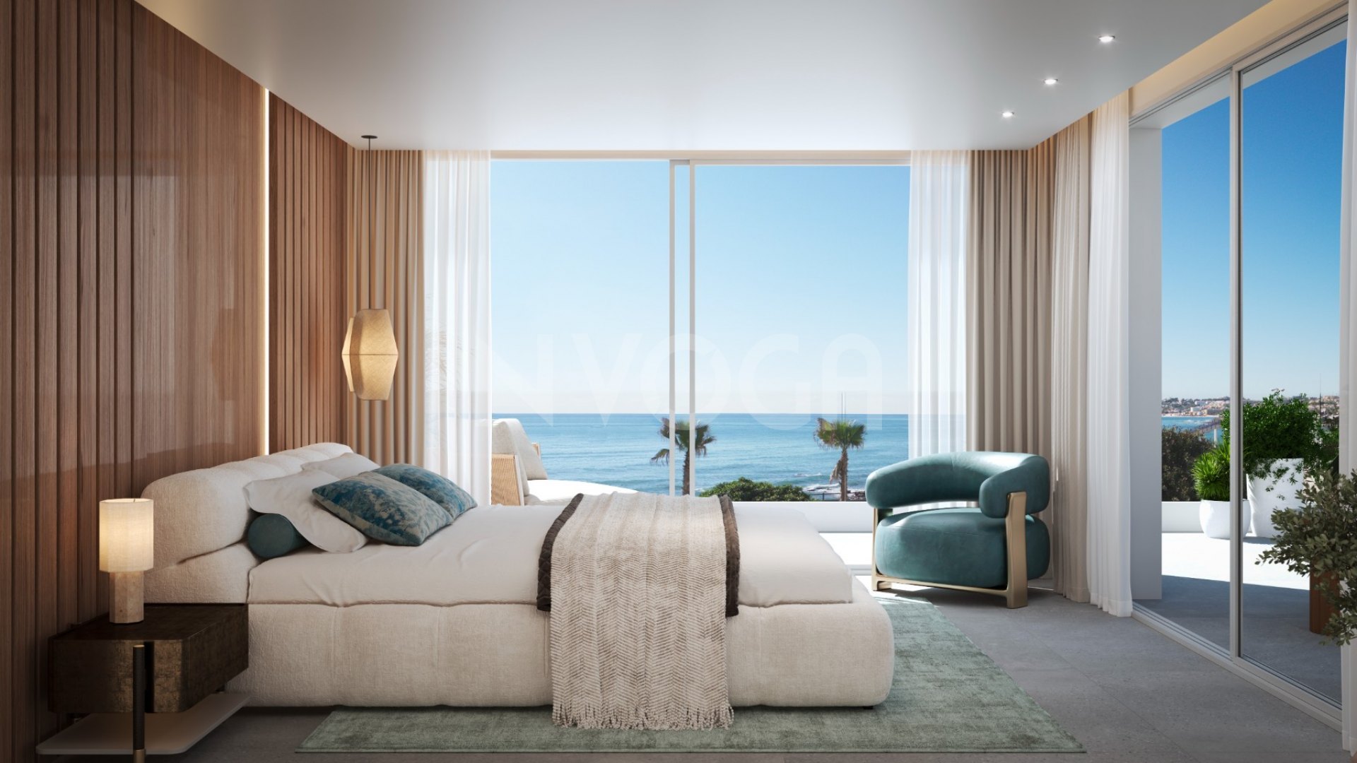 Exclusiva Villa con vistas panorámicas al Mediterráneo.