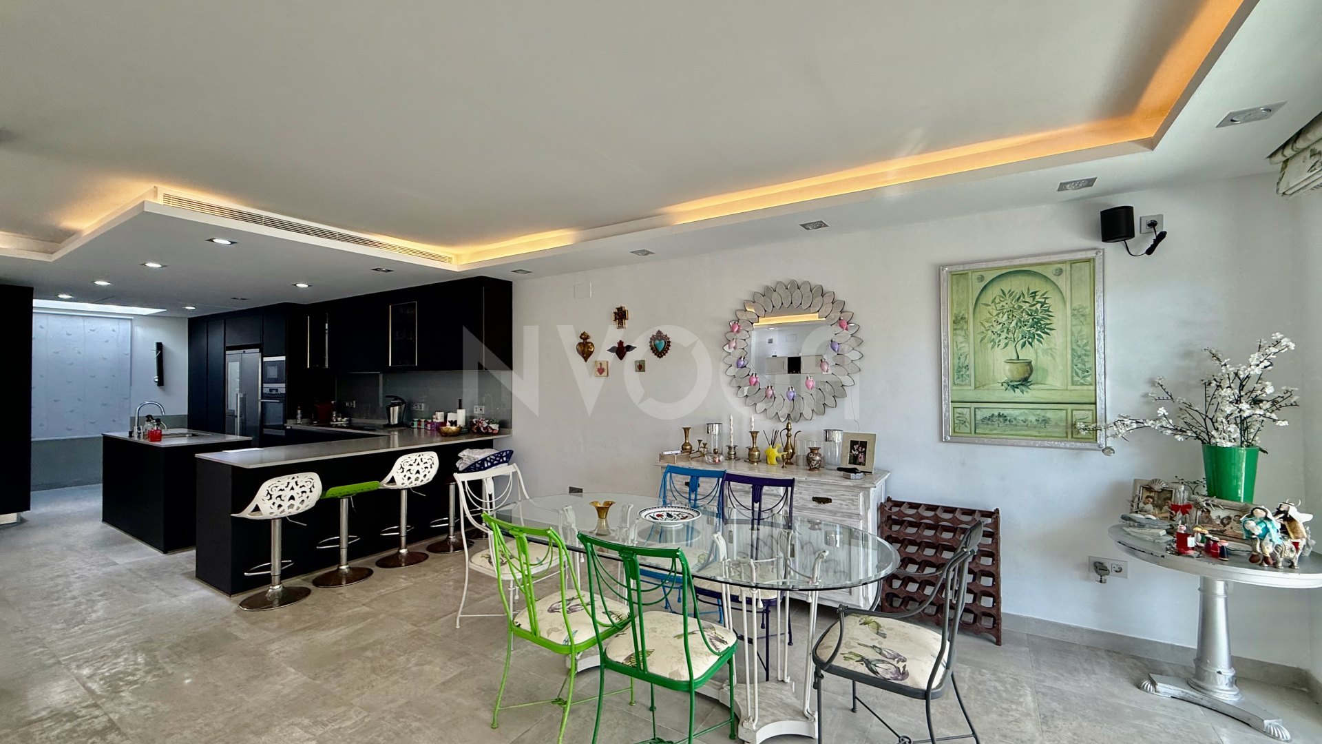 Magnificent front line beach townhouse, located in Bahia de Marbella, Marbella East.