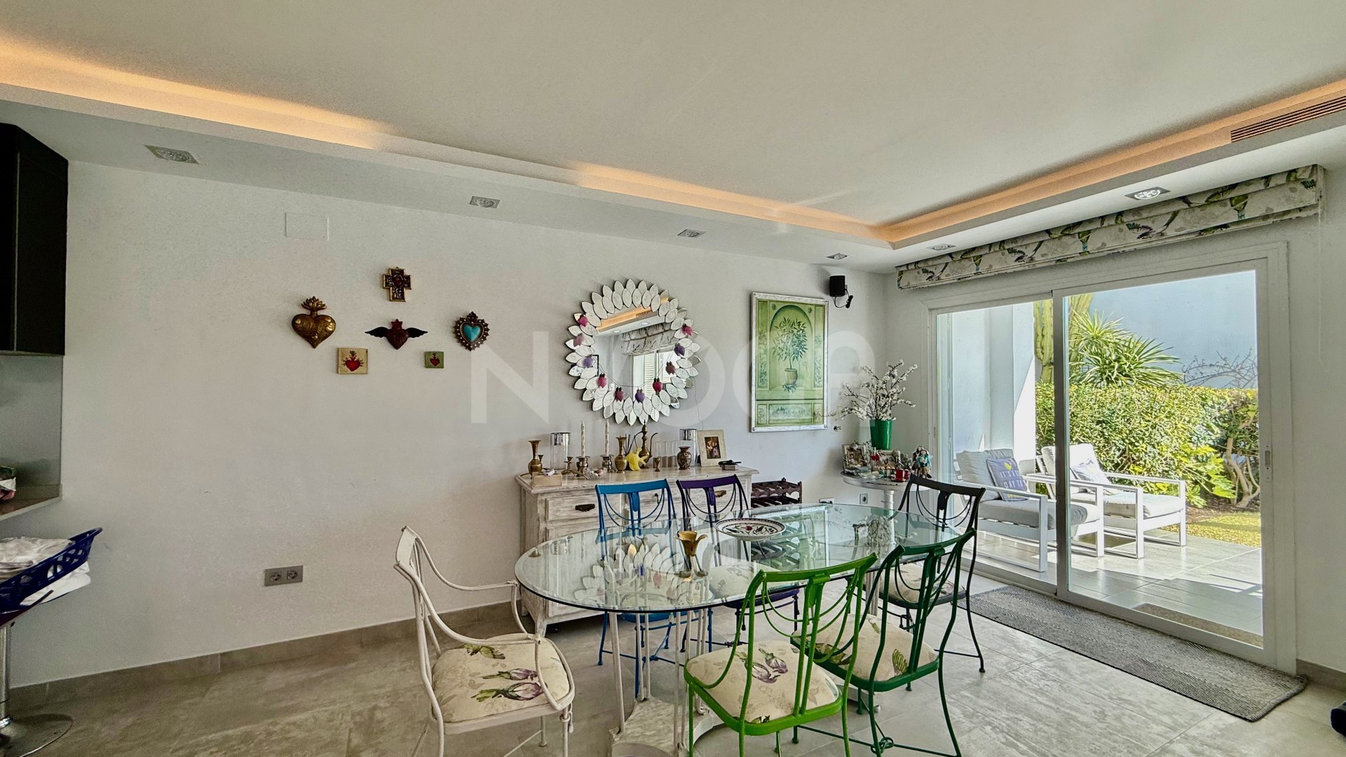 Magnificent front line beach townhouse, located in Bahia de Marbella, Marbella East.