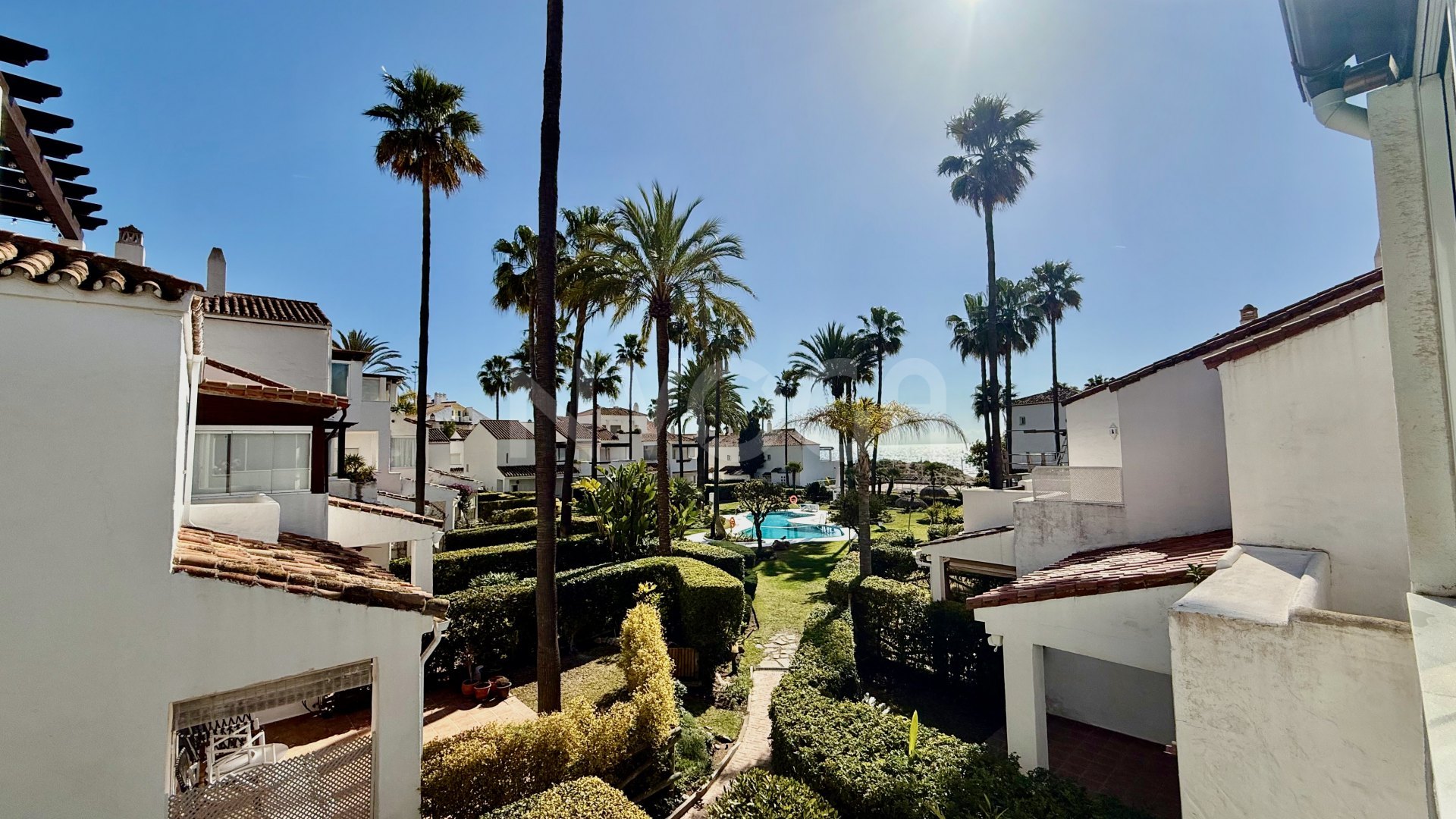 Magnificent front line beach townhouse, located in Bahia de Marbella, Marbella East.