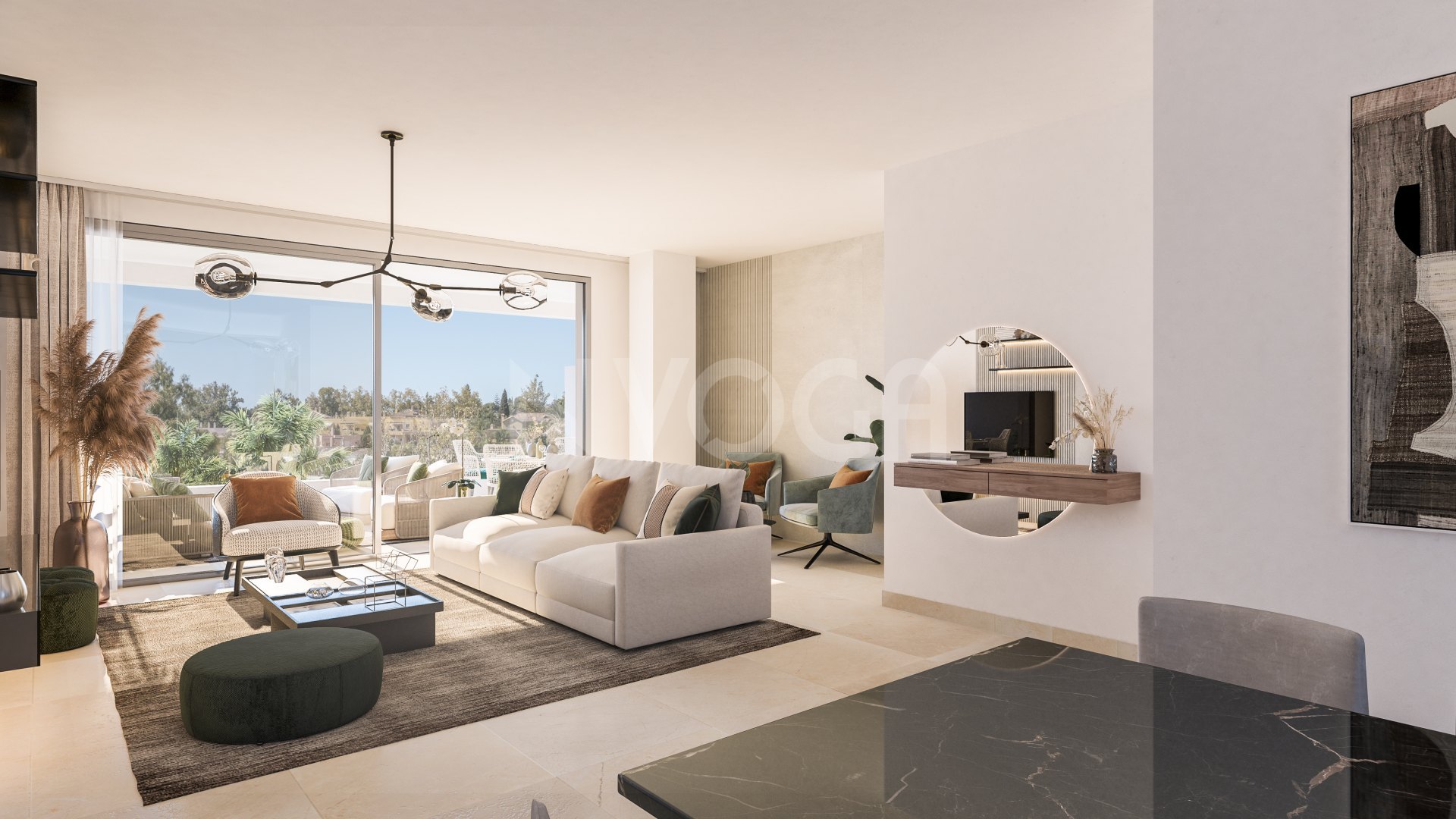 EN CONSTRUCCIÓN. Precioso duplex en PRIMERA LÍNEA DE GOLF en Guadalmina, Marbella