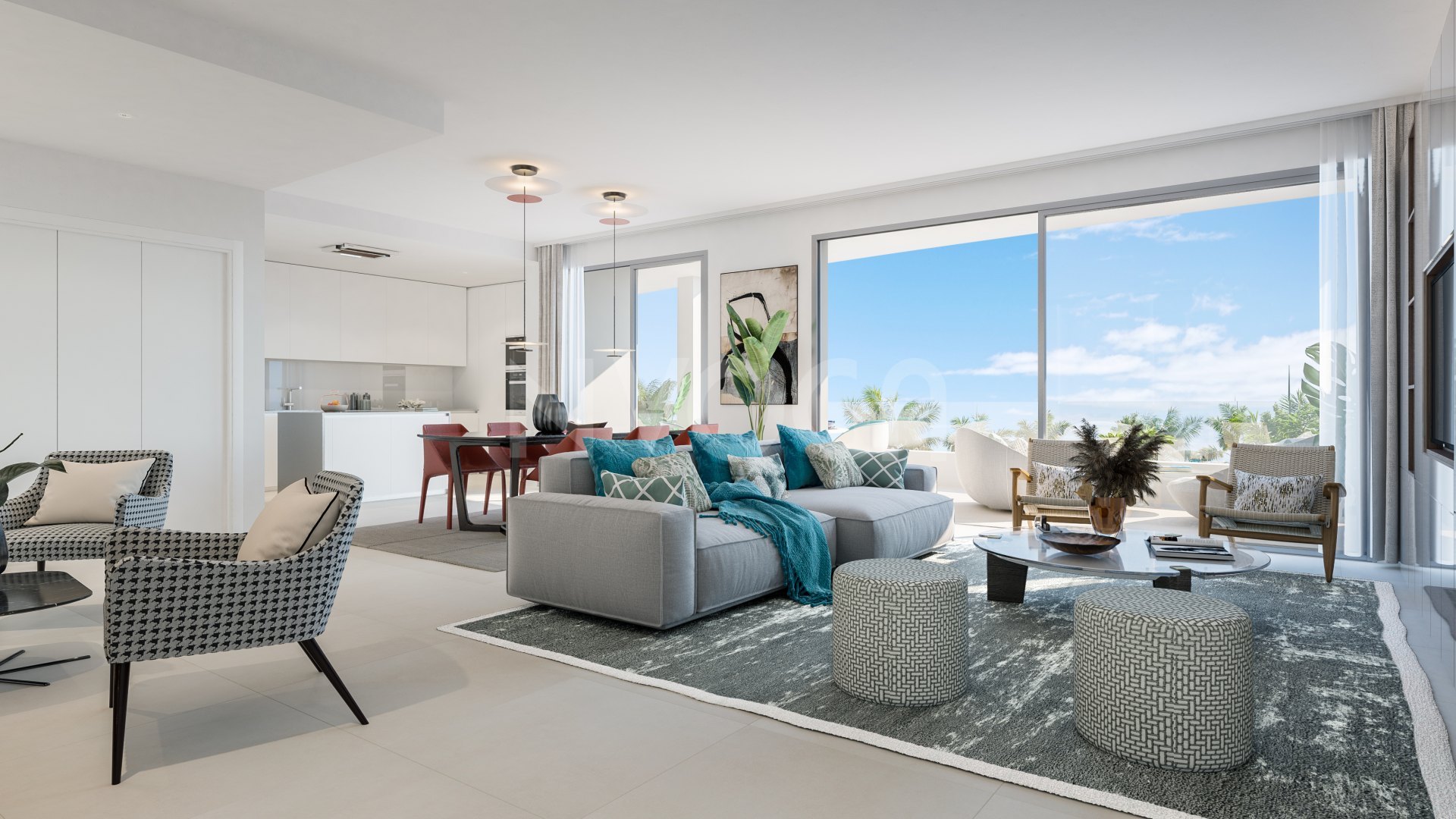 UNDER CONSTRUCTION. Beautiful front line golf penthouse in Guadalmina, Marbella.