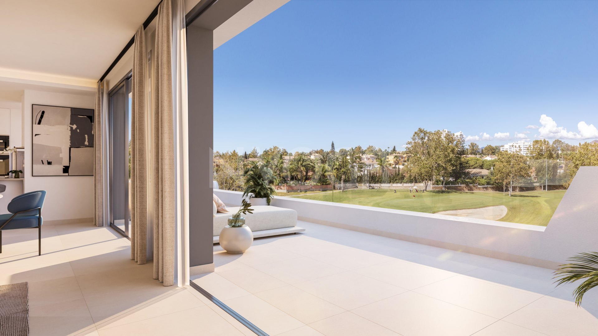 UNDER CONSTRUCTION. Beautiful front line golf penthouse in Guadalmina, Marbella.