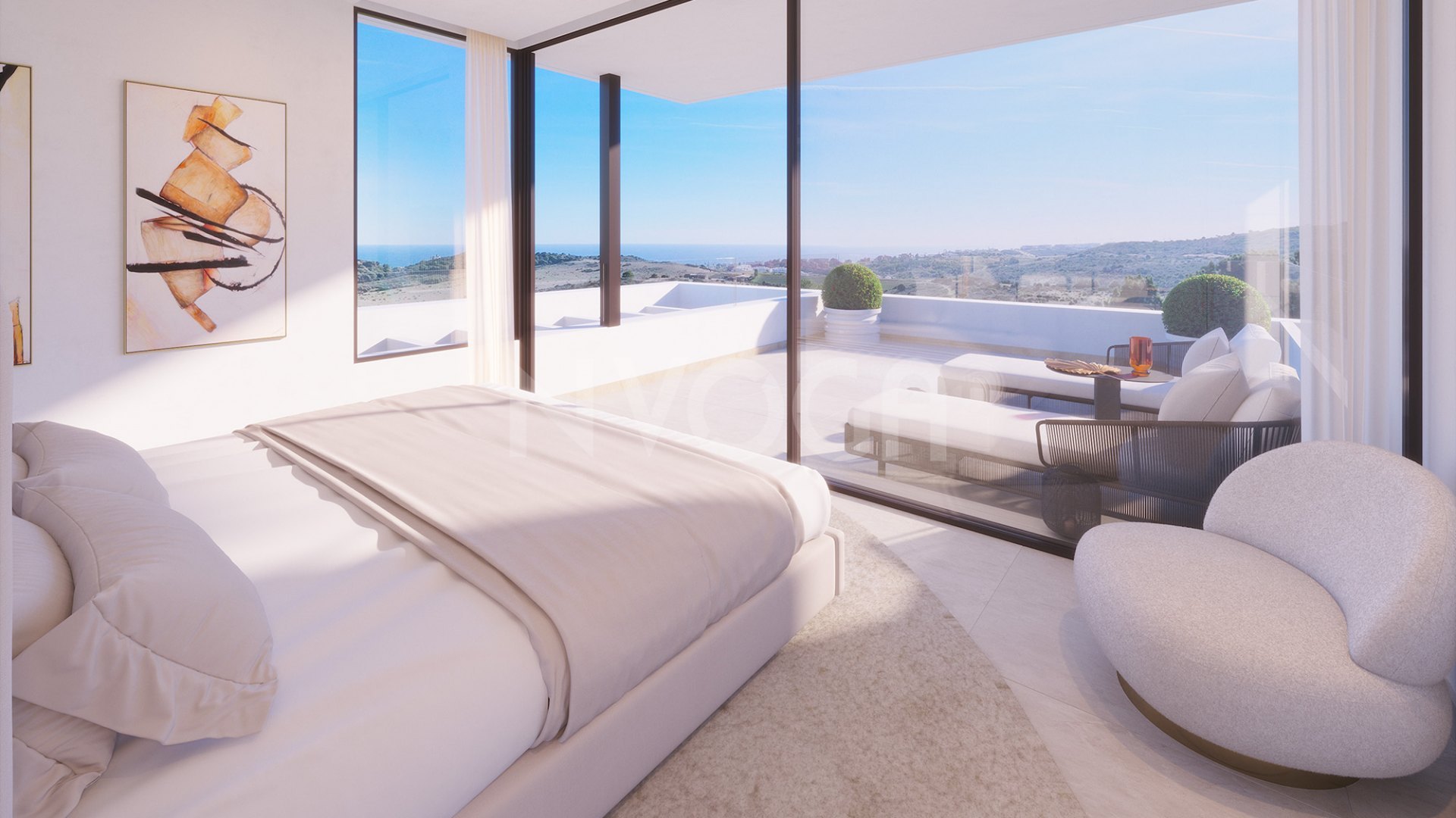 Impressive villa with panoramic views in Estepona