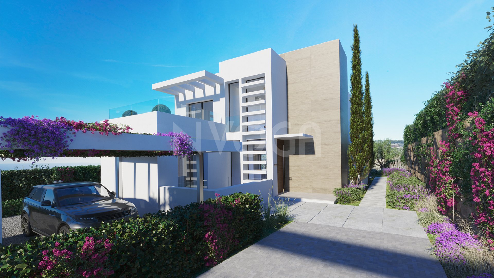 Impressive villa with panoramic views in Estepona