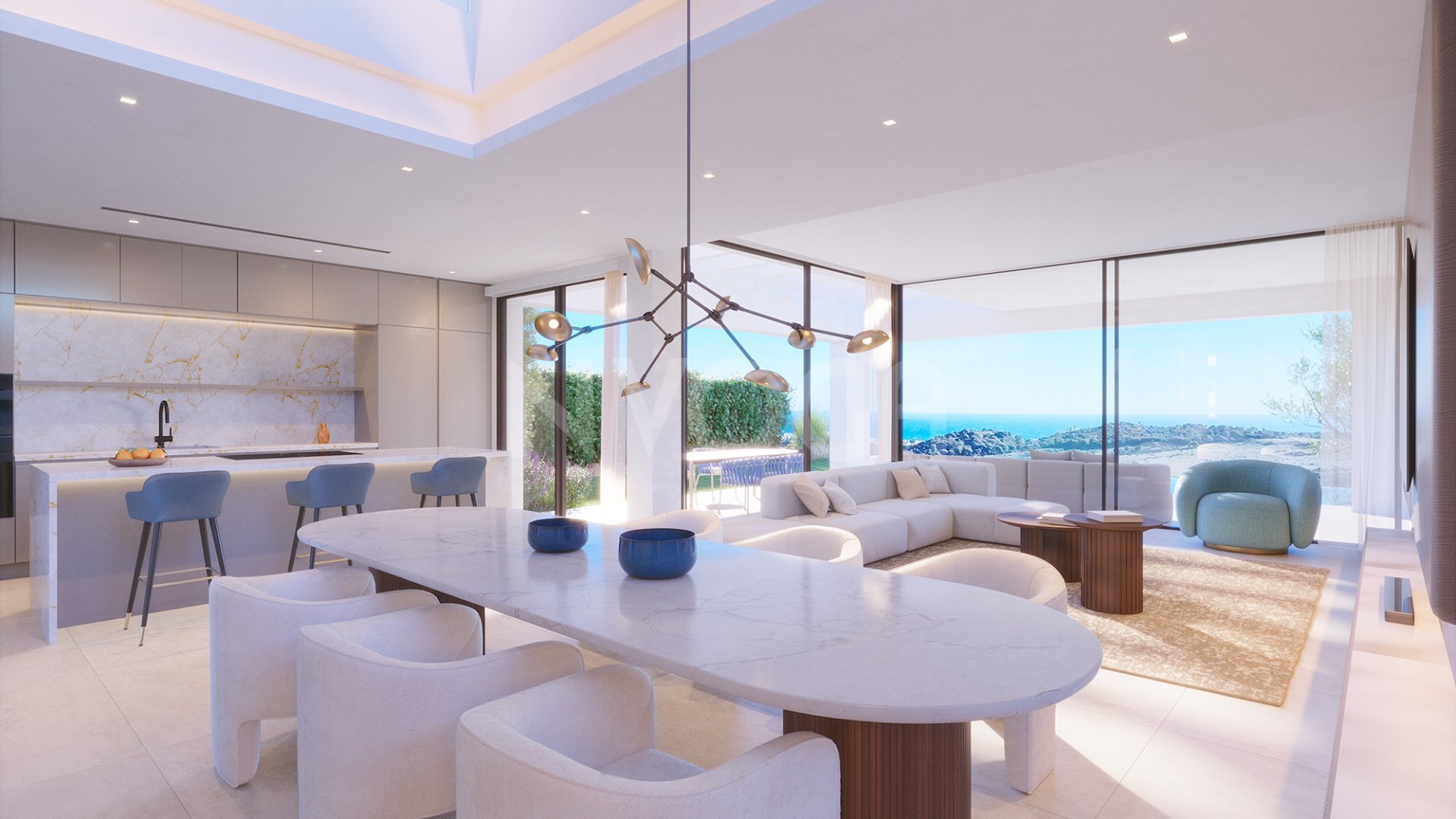 Impressive villa with panoramic views in Estepona