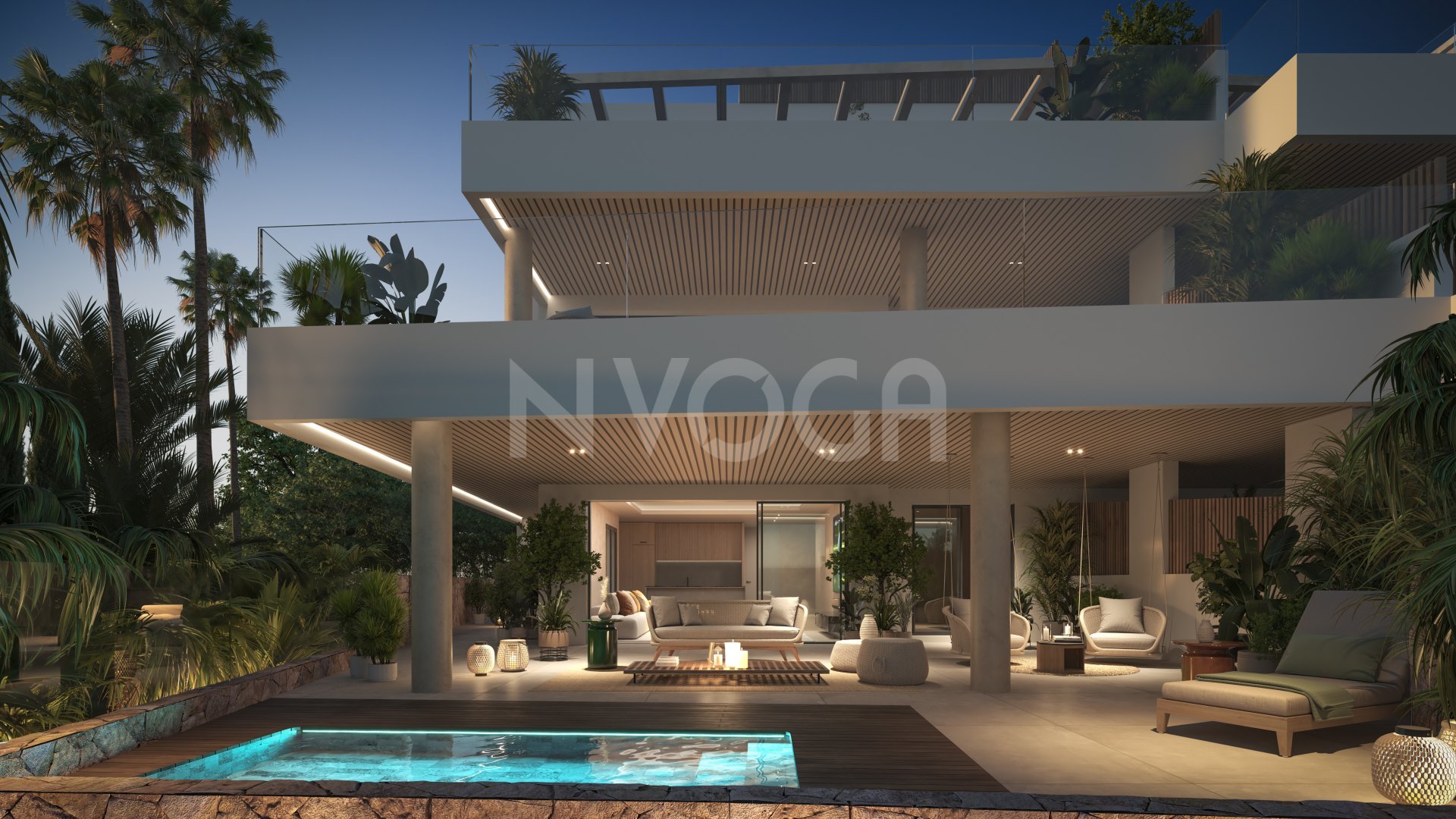 Unique splendid 4 bedroom ground-floor with a private pool and garden designed for those who seek luxury and comfort: