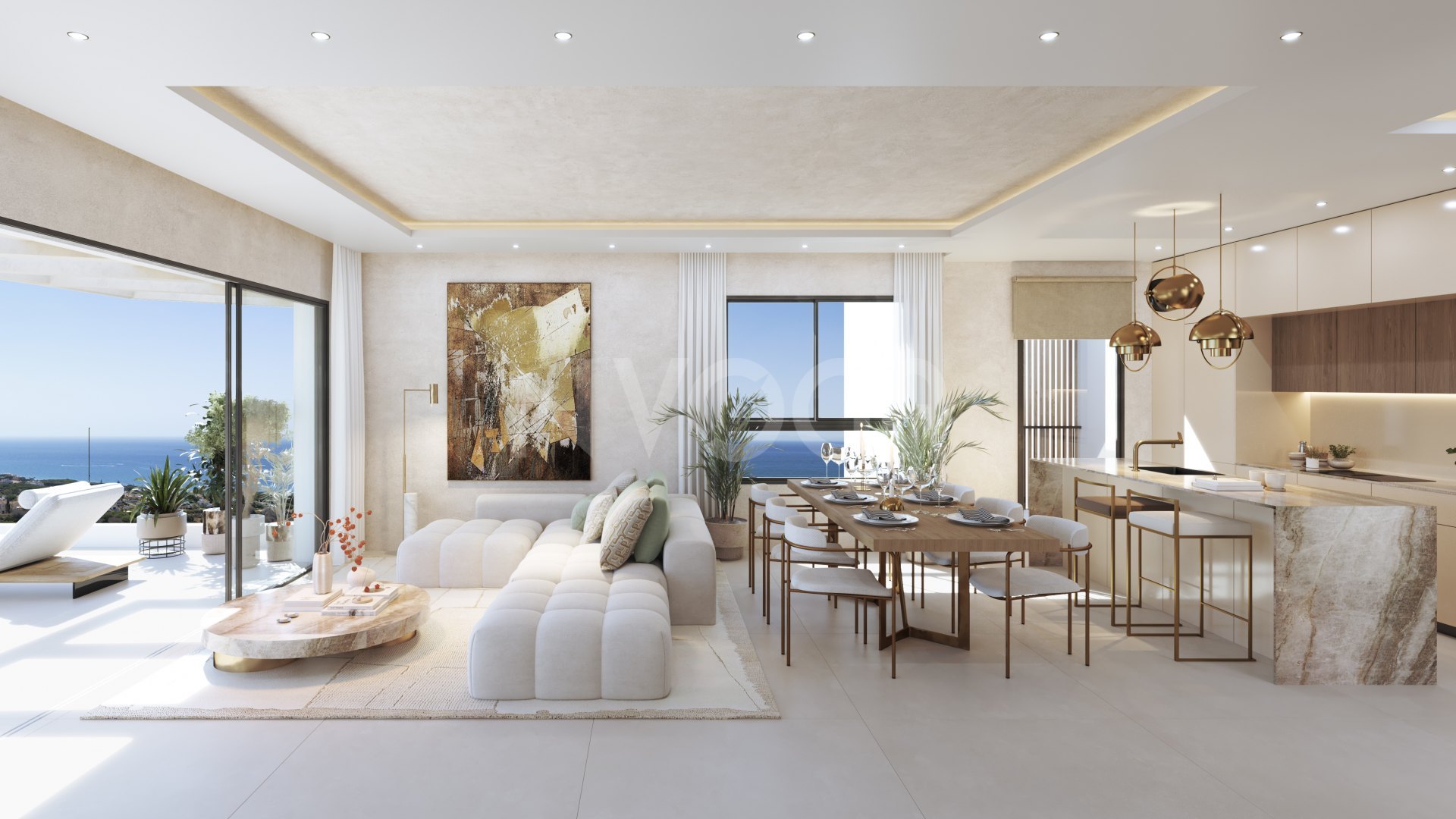 Unique splendid 4 bedroom ground-floor with a private pool and garden designed for those who seek luxury and comfort: