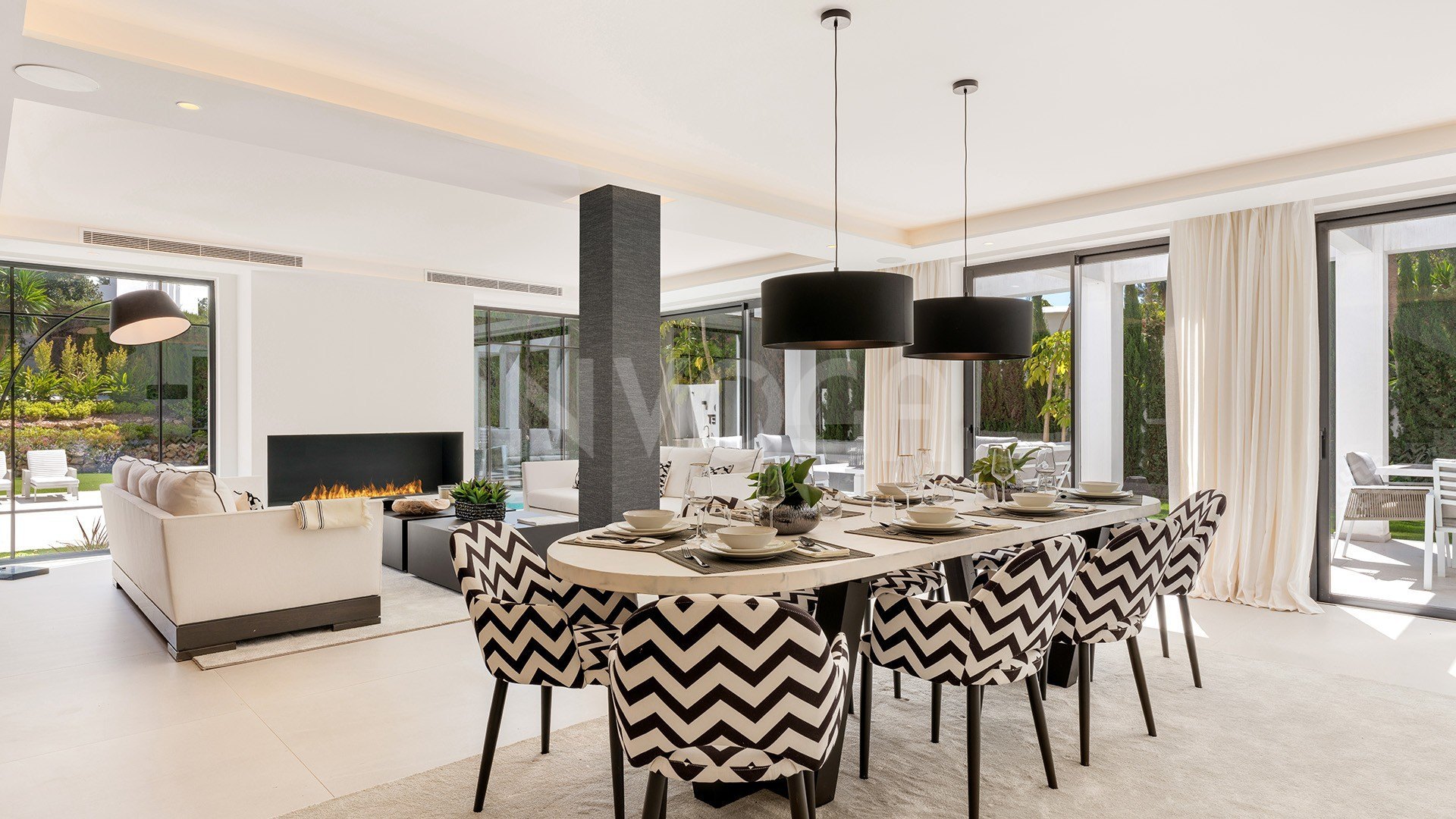 Newly Refurbished Contemporary Villa Located In Las Brisas, Nueva Andalucia.