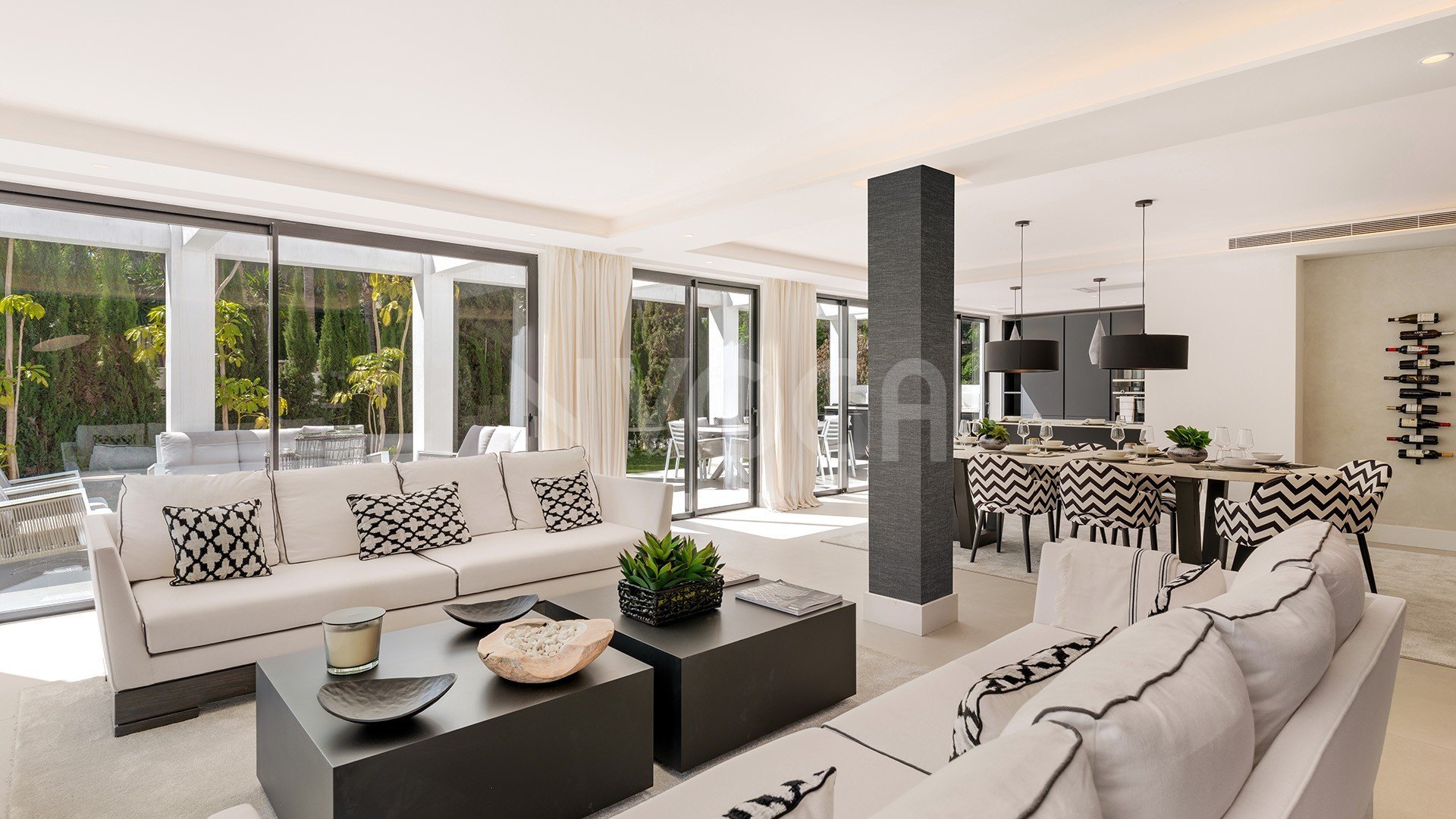 Newly Refurbished Contemporary Villa Located In Las Brisas, Nueva Andalucia.