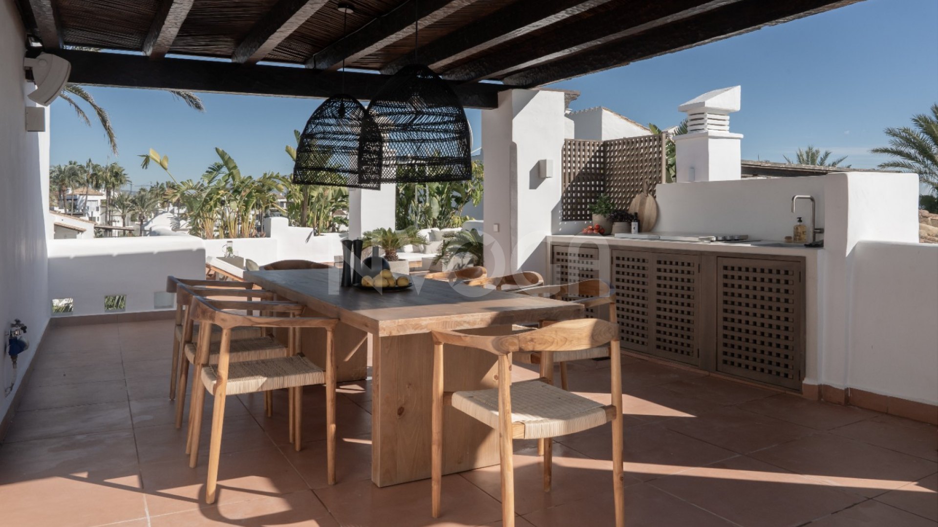 Spectacular Newly Refurbished Frontline Beach Penthouse With Panoramic Sea Views In Estepona.