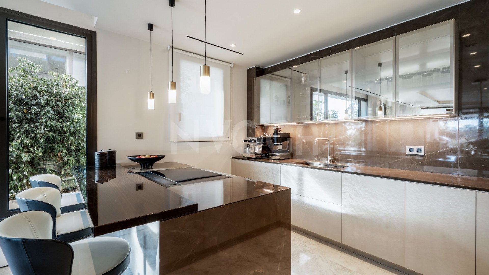 Modern Duplex designed by Fendi located in Marbella's Golden Mile.