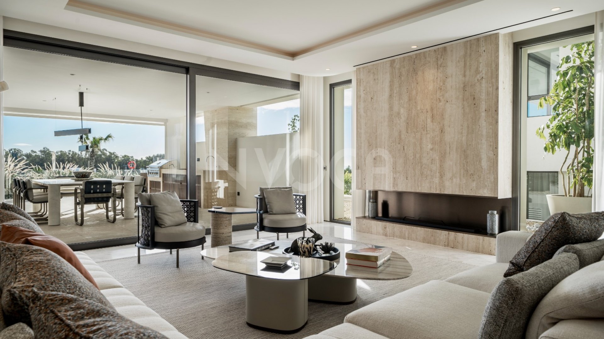 Modern Duplex designed by Fendi located in Marbella's Golden Mile.