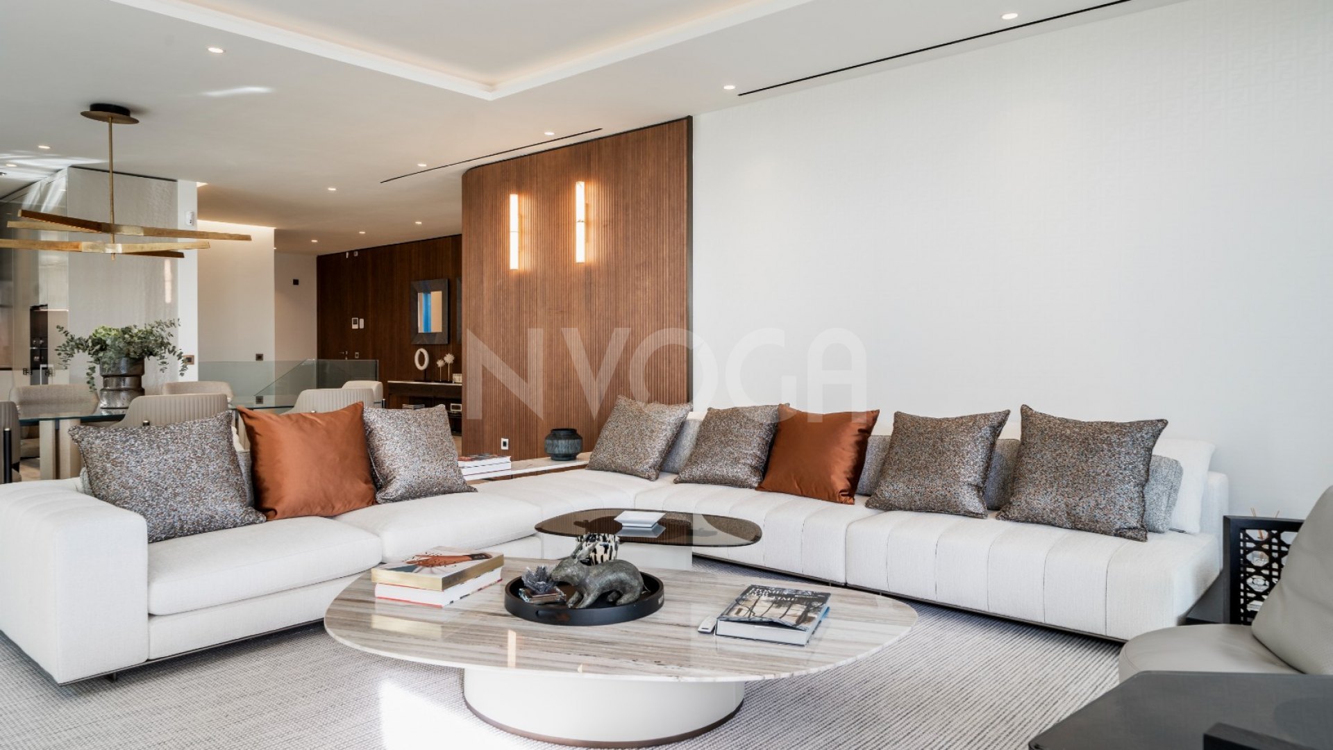Modern Duplex designed by Fendi located in Marbella's Golden Mile.