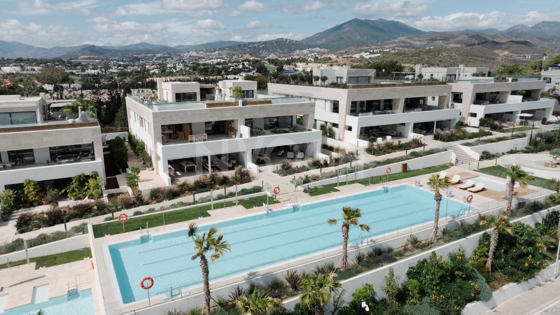 Modern Duplex designed by Fendi located in Marbella's Golden Mile.