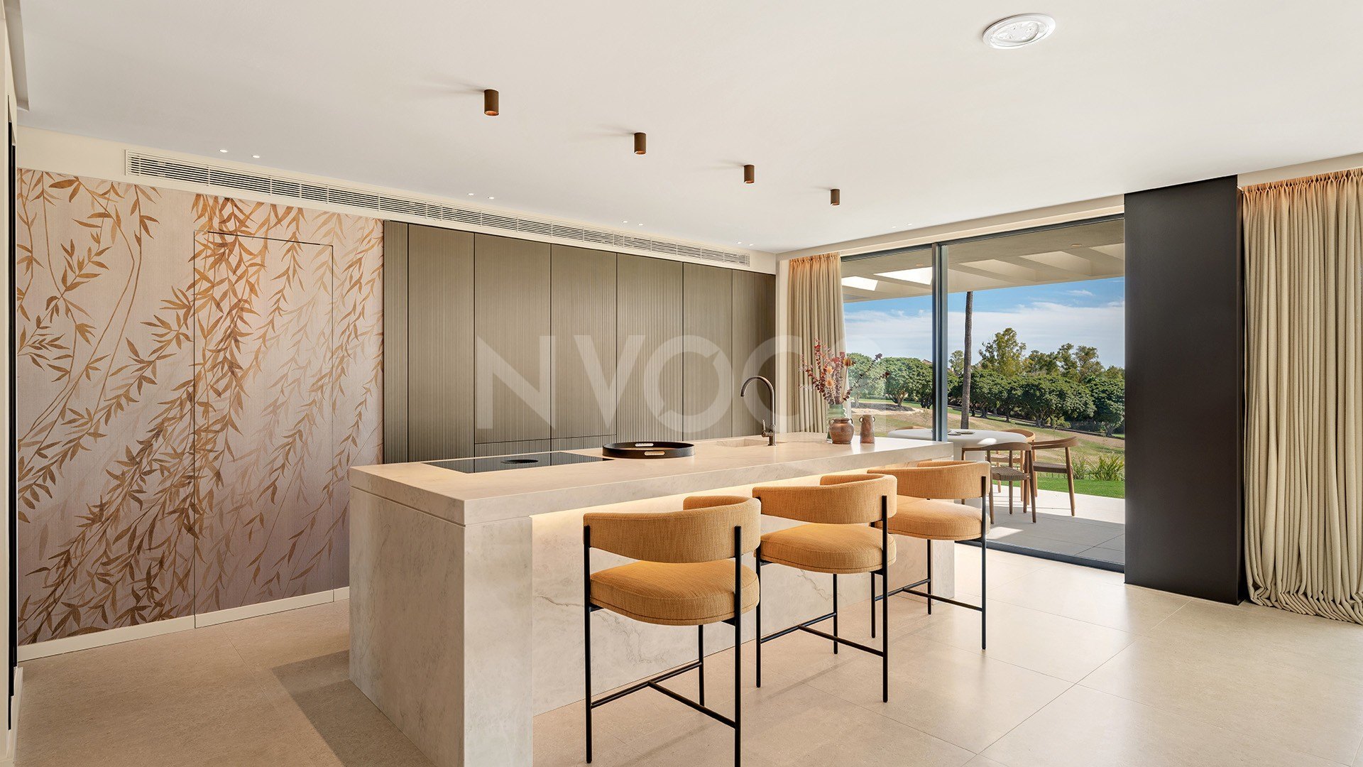 Luxurious Frontline Golf Villa Located in Nueva Andalucia, Spain