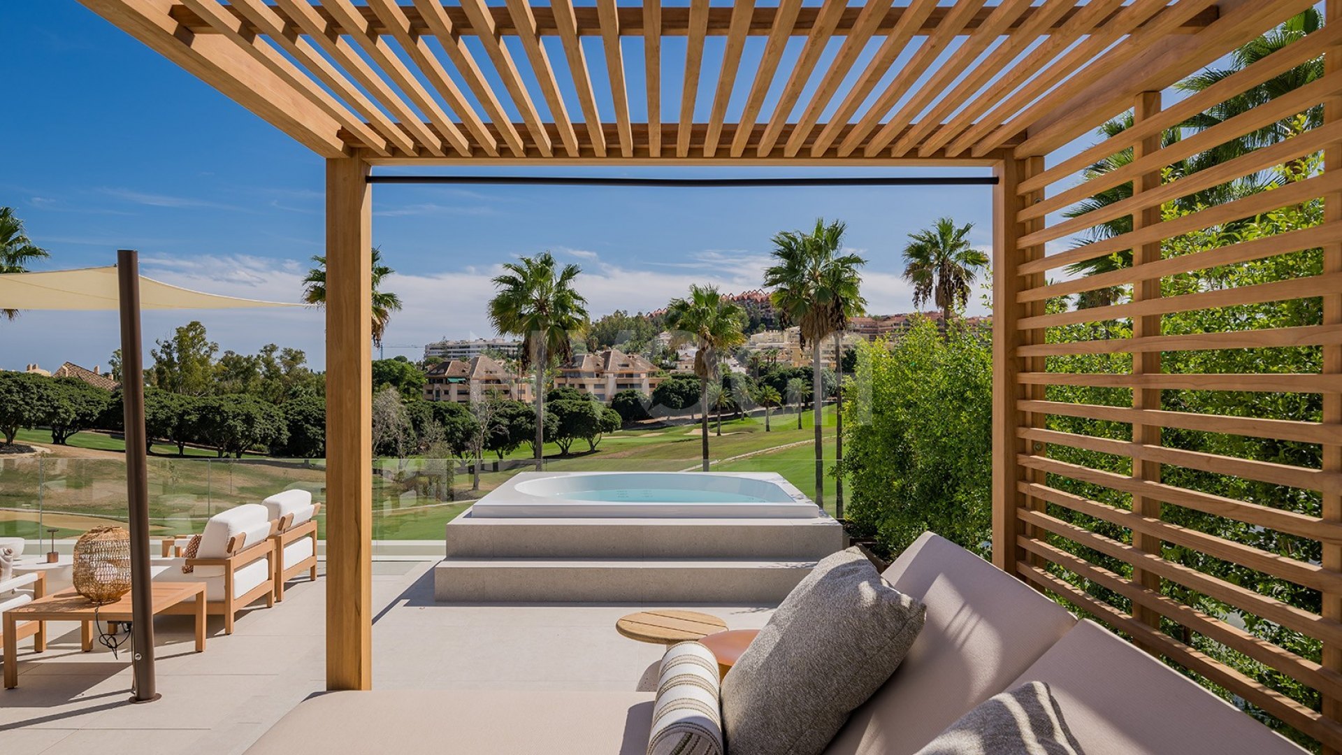 Luxurious Frontline Golf Villa Located in Nueva Andalucia, Spain