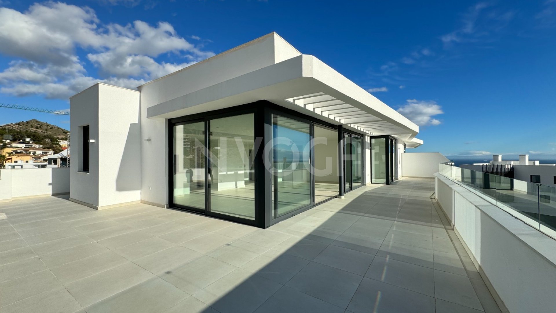 Stunning Villa With Mediterranean Sea Views located in Higueron West urbanization.