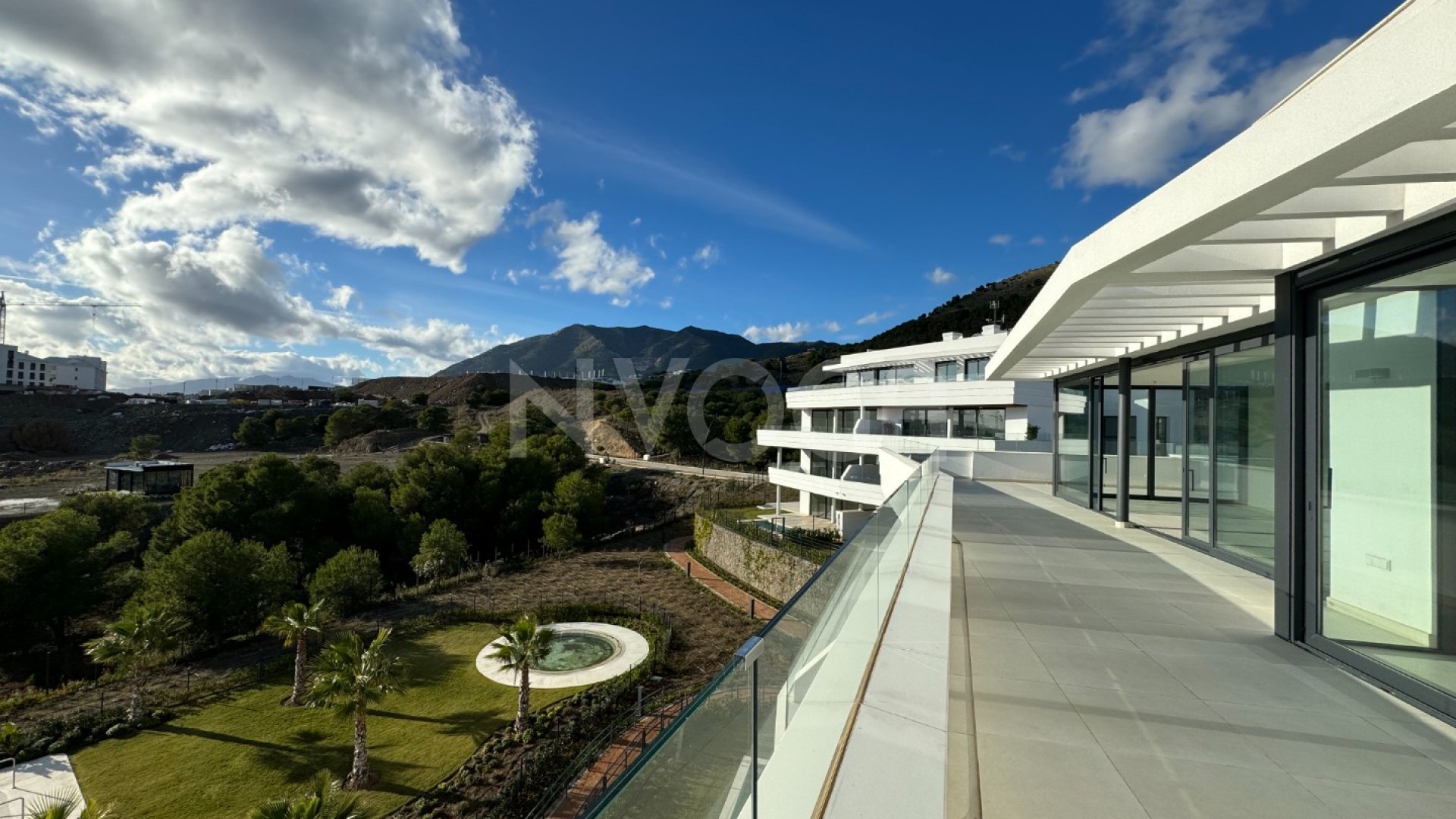 Stunning Villa With Mediterranean Sea Views located in Higueron West urbanization.