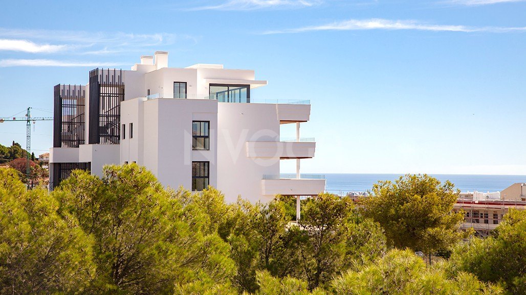 Stunning Villa With Mediterranean Sea Views located in Higueron West urbanization.