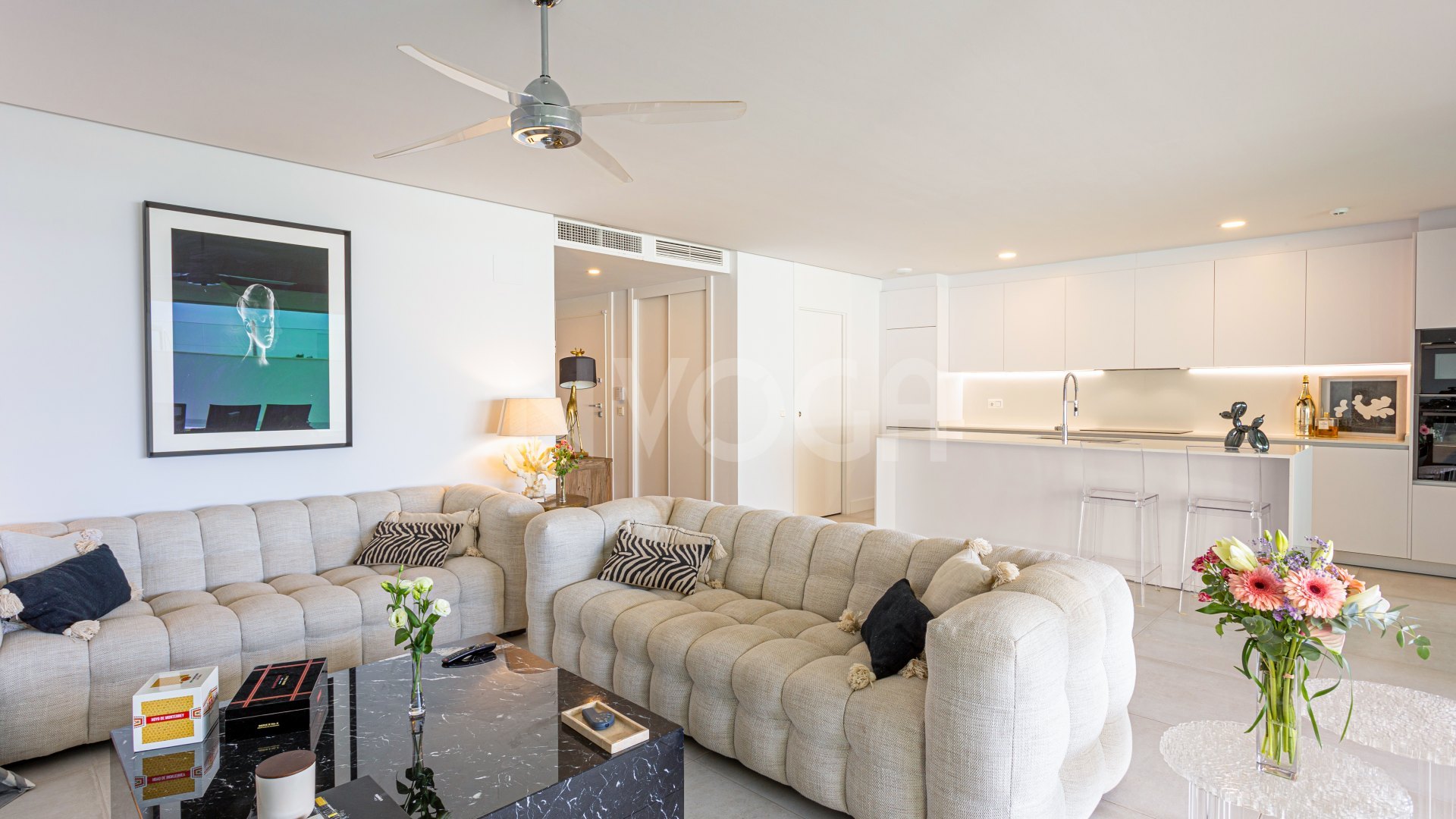 Elegant apartment with private garden and pool and sea views in Artola - Cabopino -East Marbella