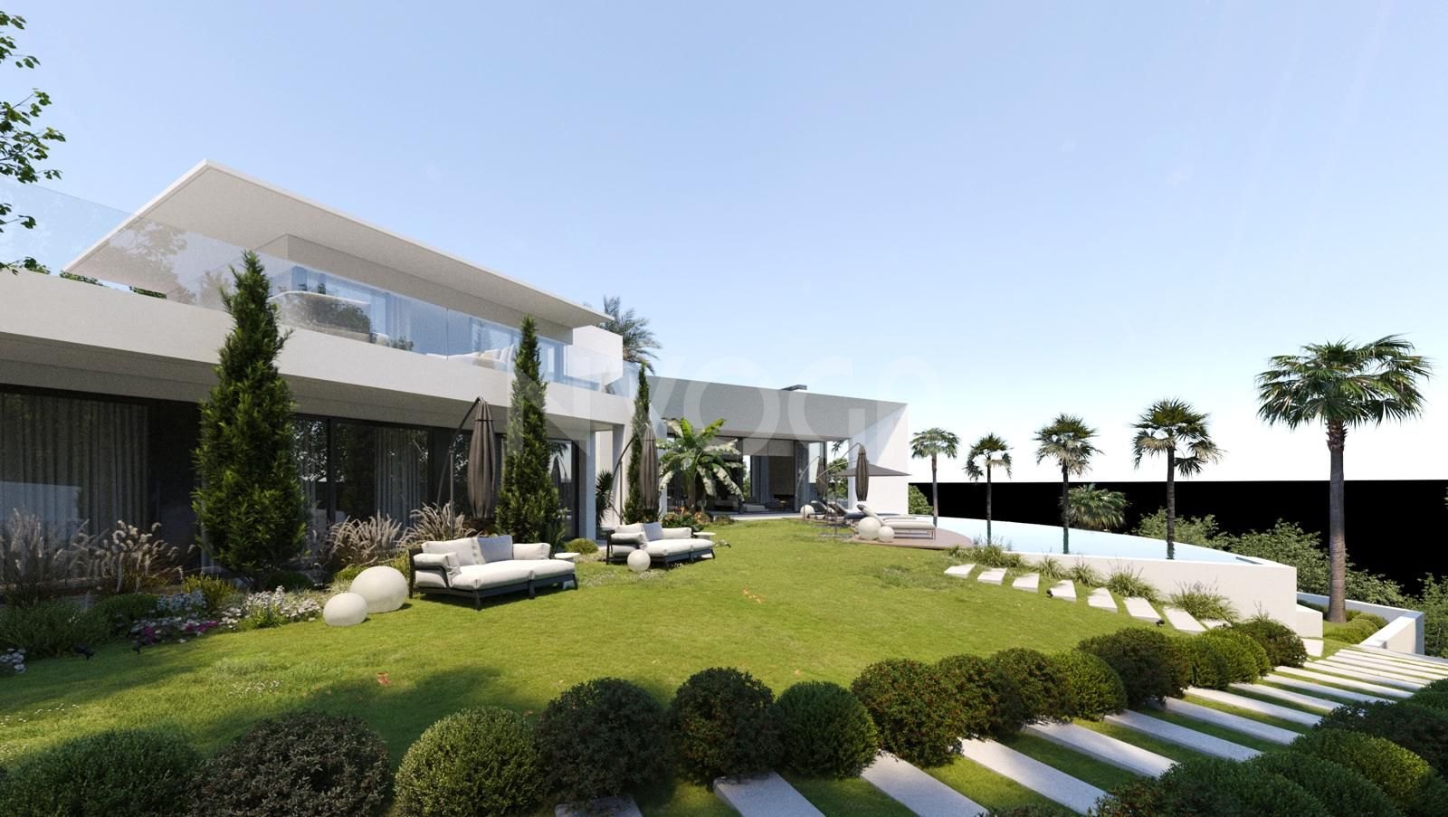 Two exclusive plots with project and license in the prestigious Golf Valley, one of Marbella's most sought-after areas.