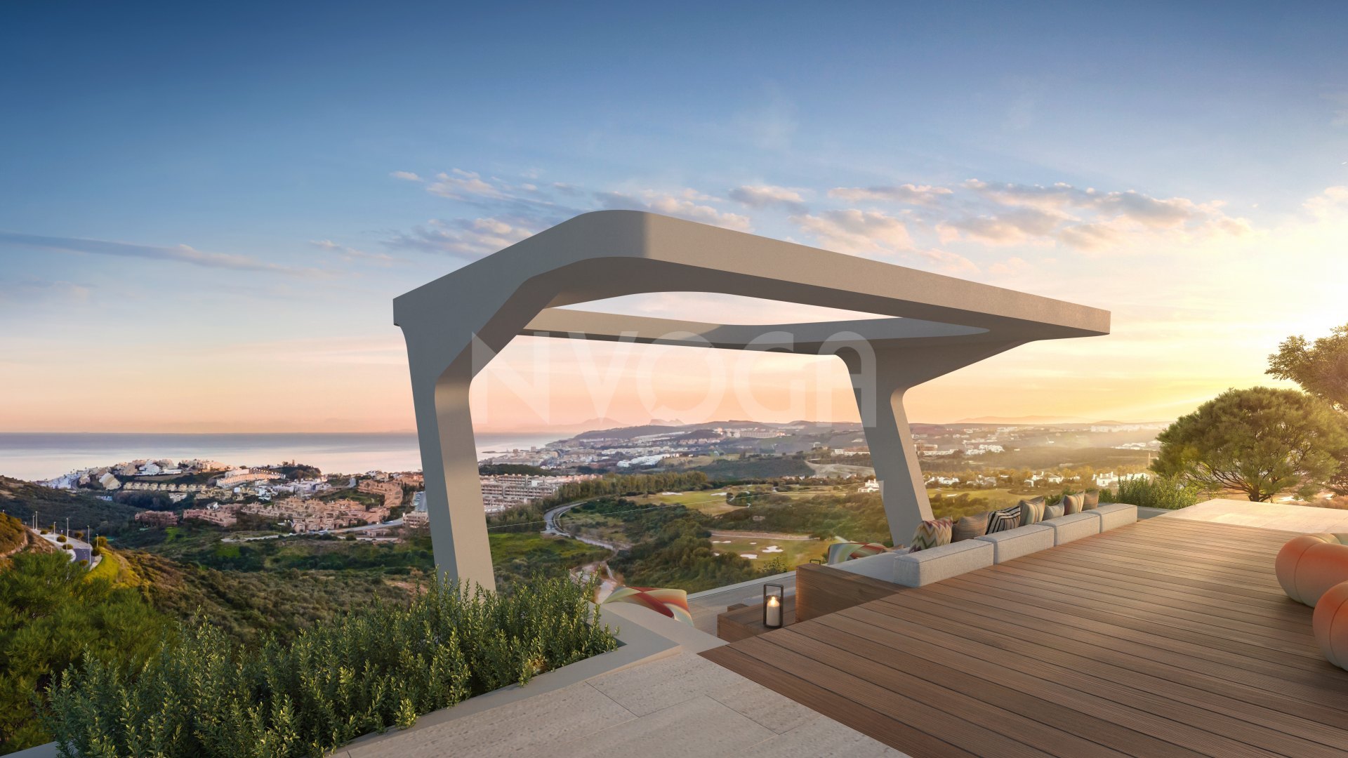 Impresionante apartamento en Finca Cortesín con vistas al mar.