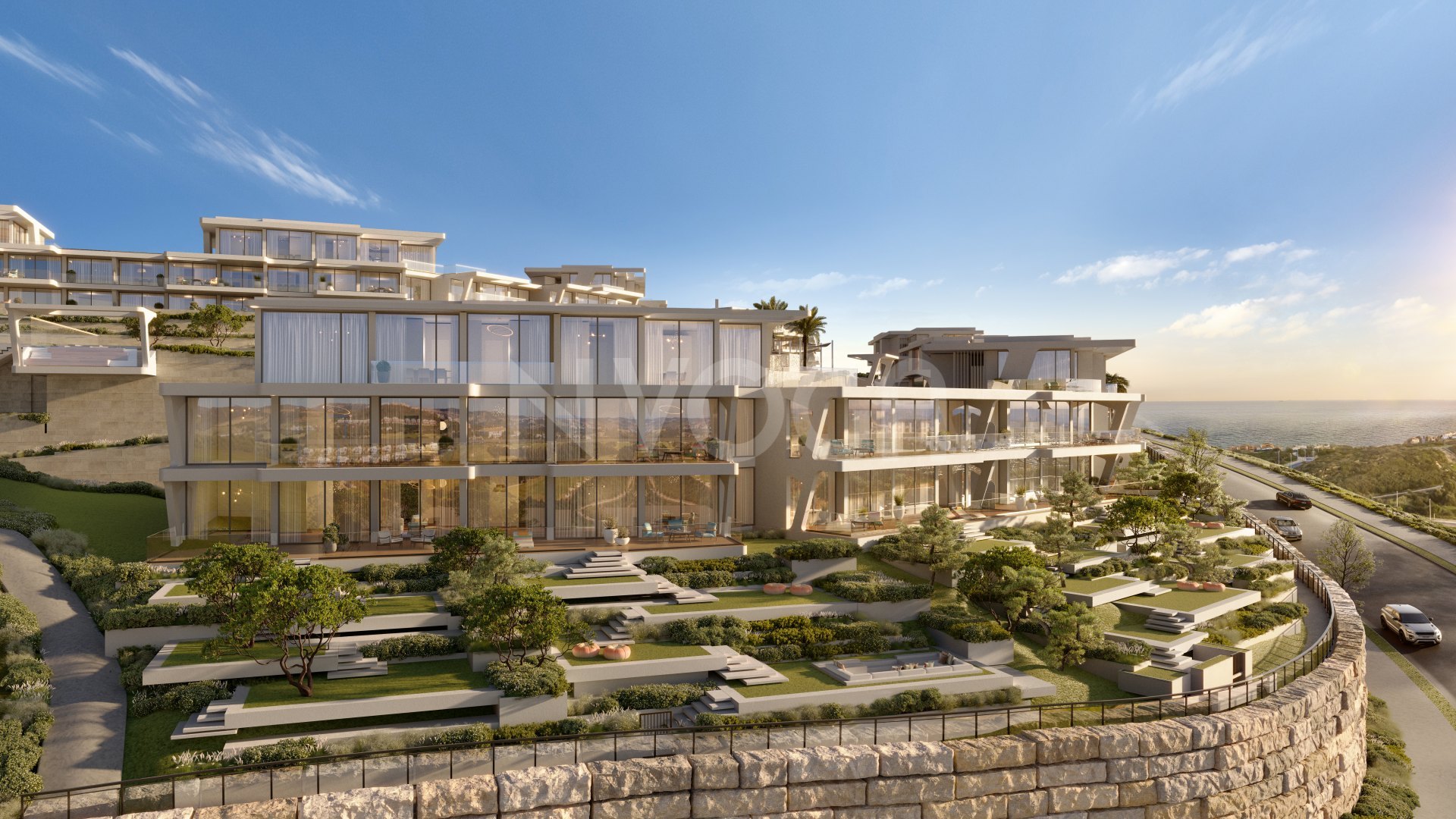 Impresionante apartamento en Finca Cortesín con vistas al mar.