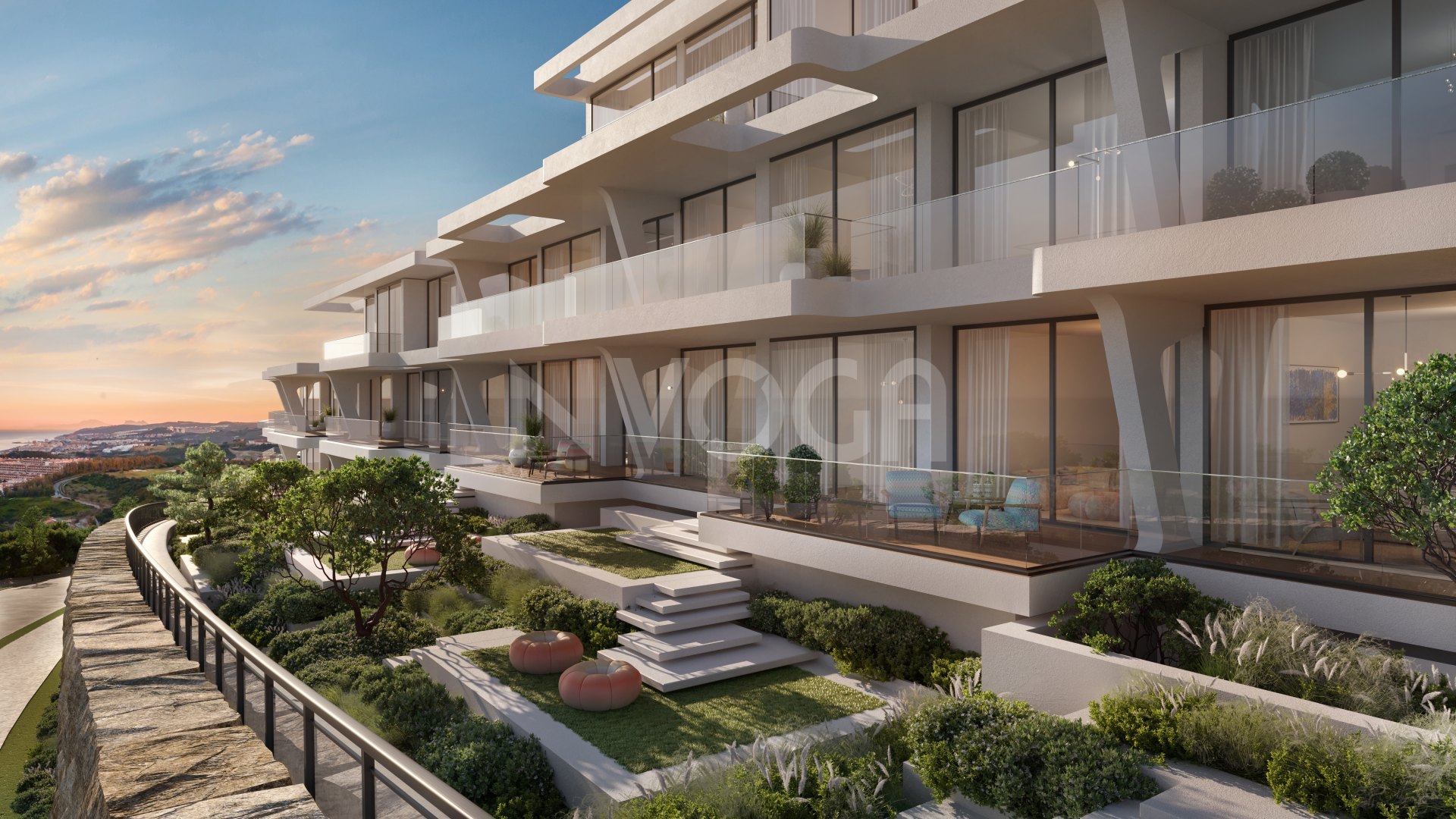 Impresionante apartamento en Finca Cortesín con vistas al mar.
