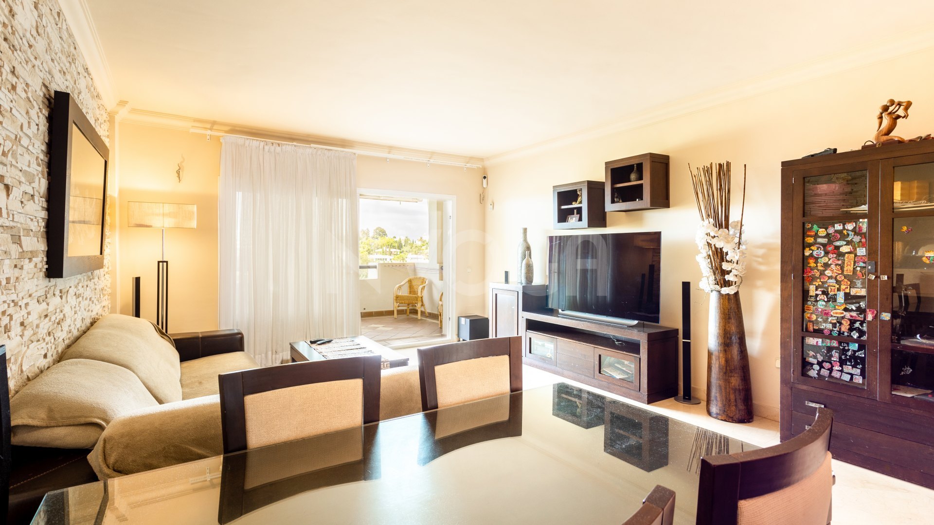 Apartamento en primera línea de golf con vistas panorámicas al mar y montaña (orientación sureste)