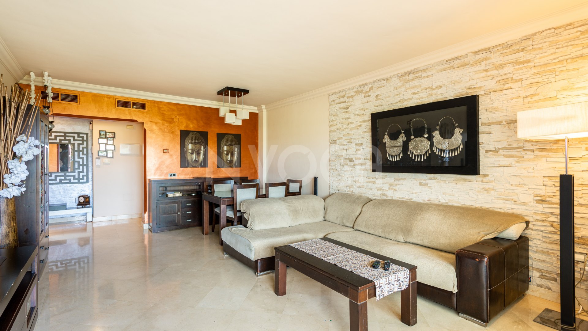 Apartamento en primera línea de golf con vistas panorámicas al mar y montaña (orientación sureste)