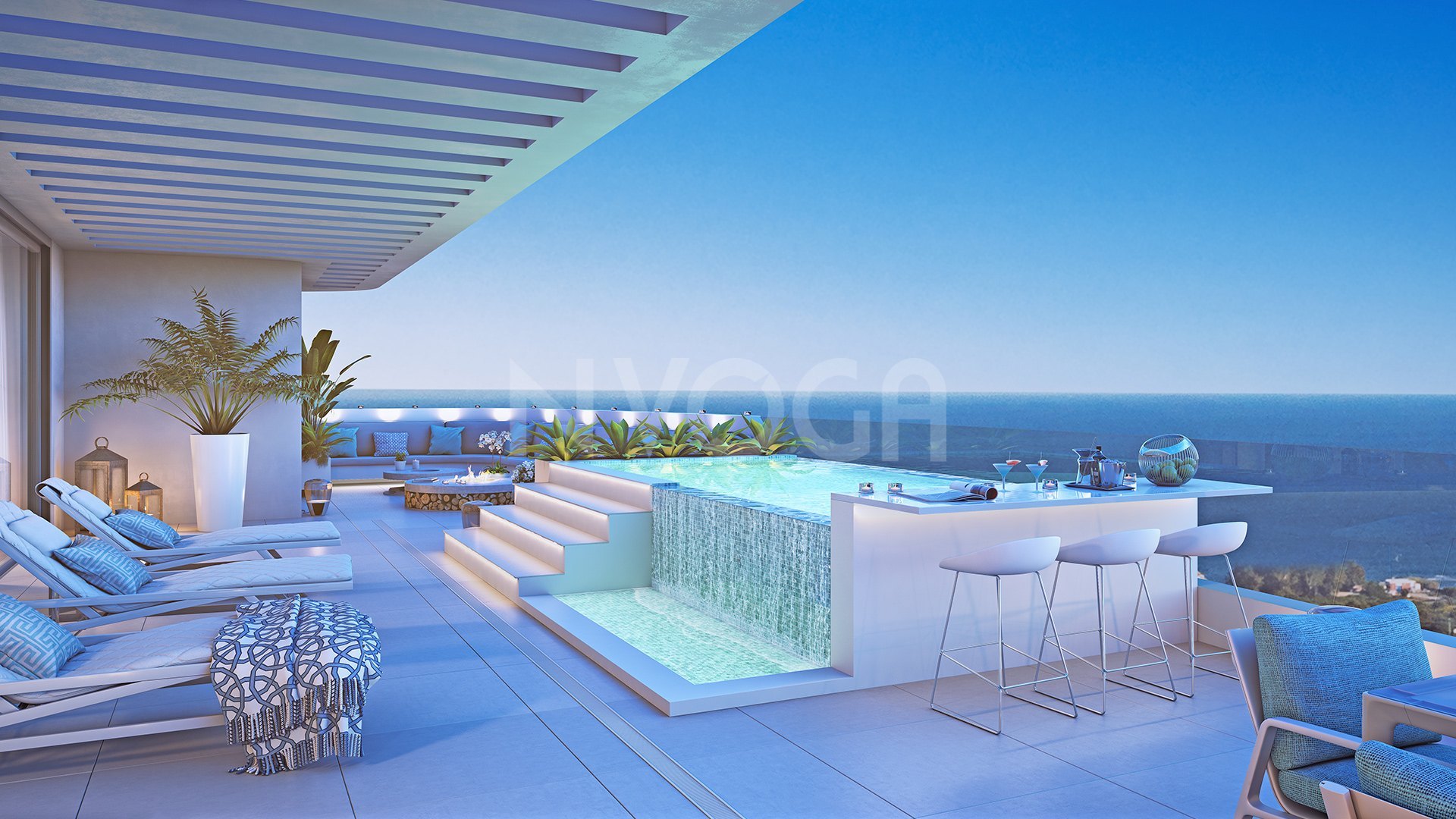 Nuevo complejo de lujo con espectaculares vistas al mar en El Higuerón, Benalmádena